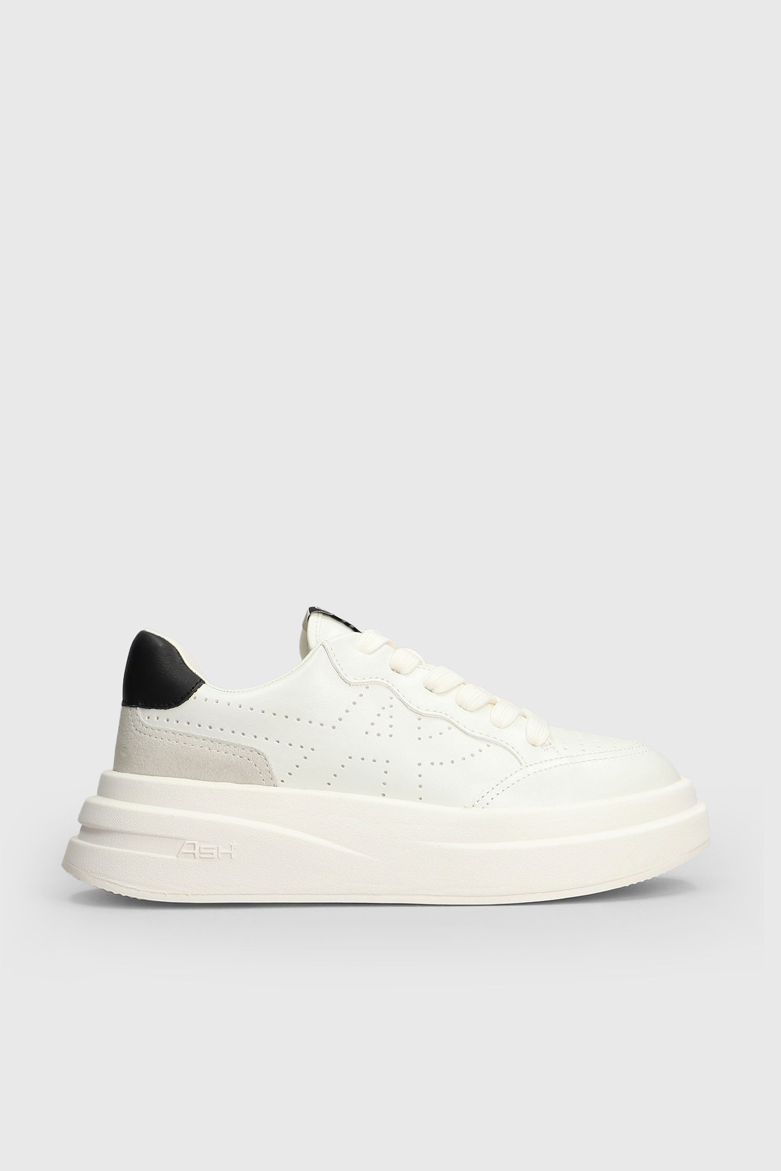 Sneakers Impuls Pelle Bianco/Nero Ash - 1