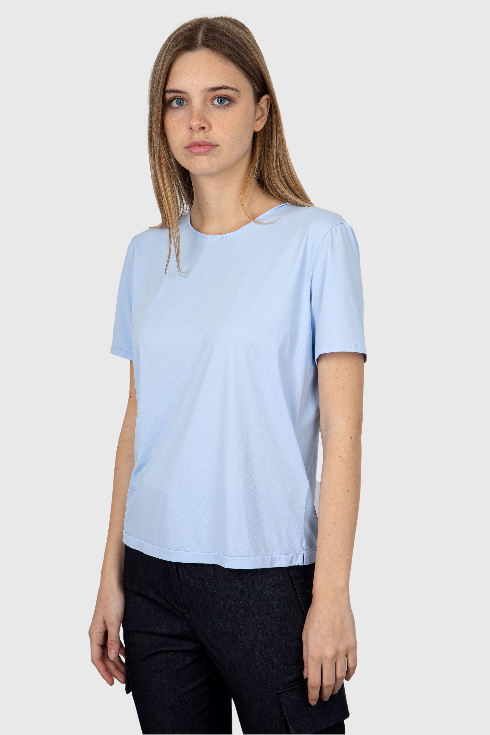 RRD Synthetic Oxford Light Blue T-Shirt - 3