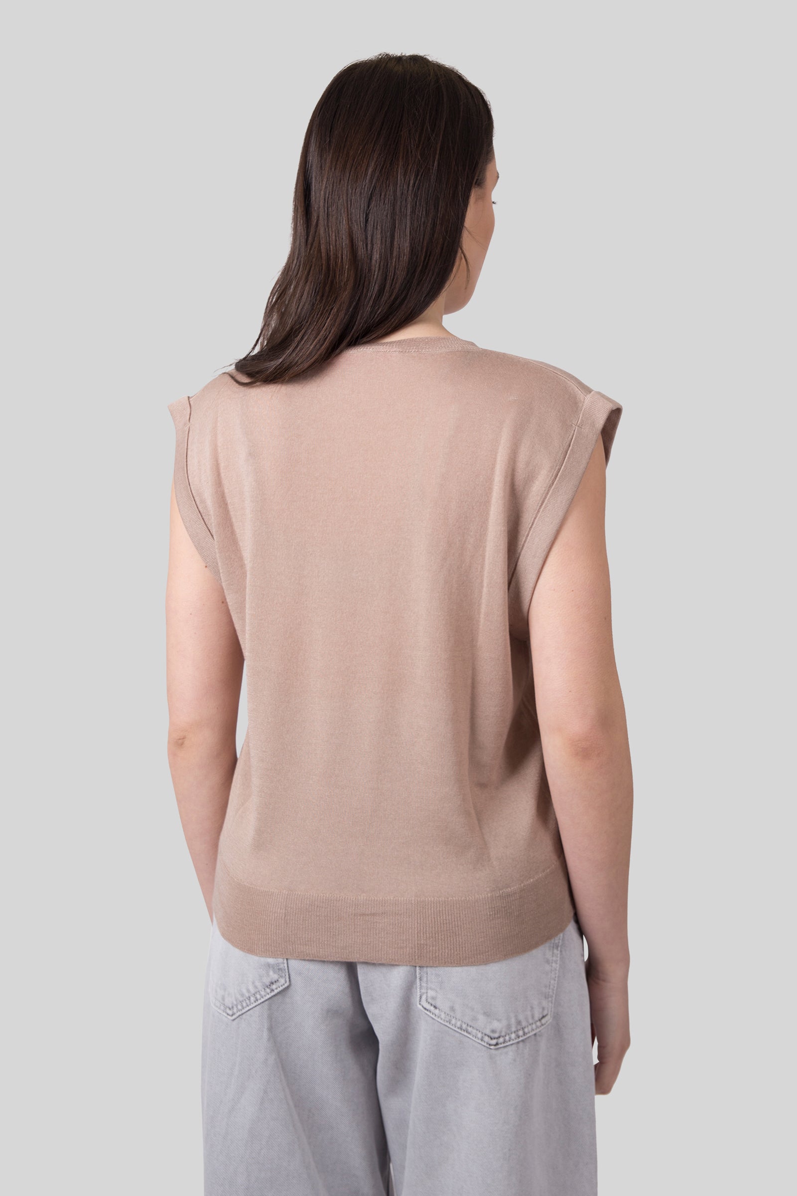Absolut Cashmere Maglia Naomi Taupe Donna - 4