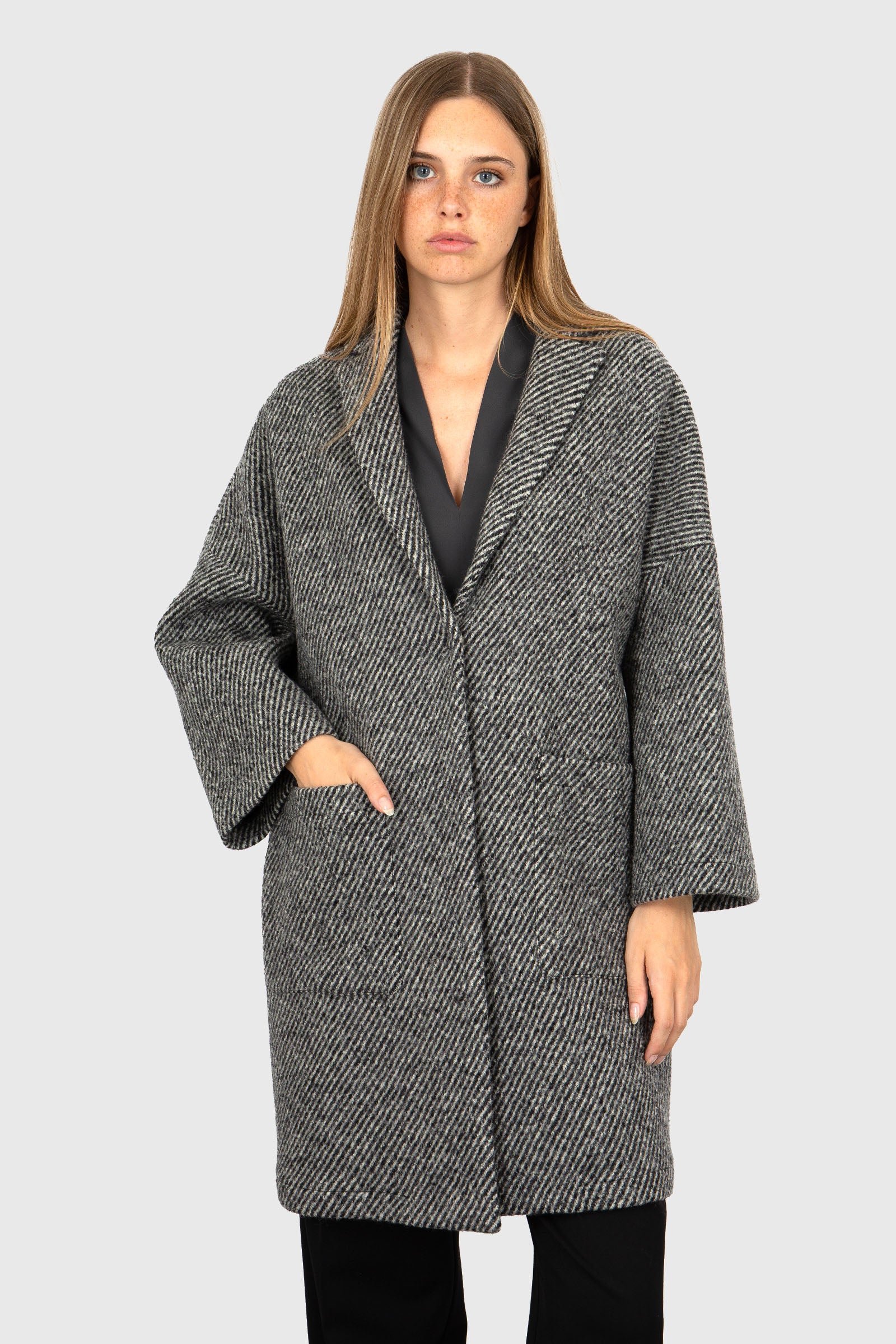 Semicouture Cappotto Sigmund Grigio Donna - 3