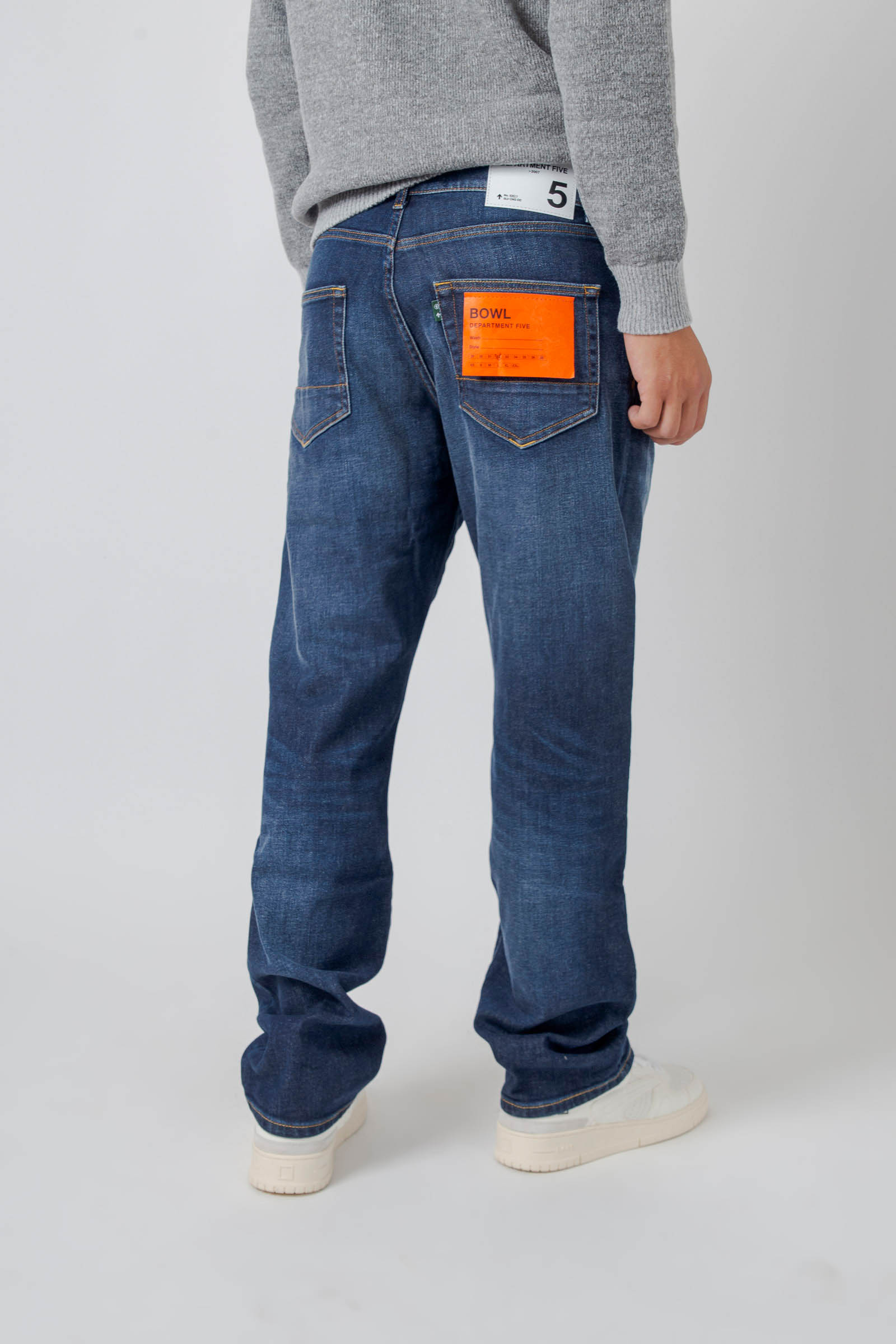 Department Five Jeans Relaxed Bowl Blu Medio Uomo - 3