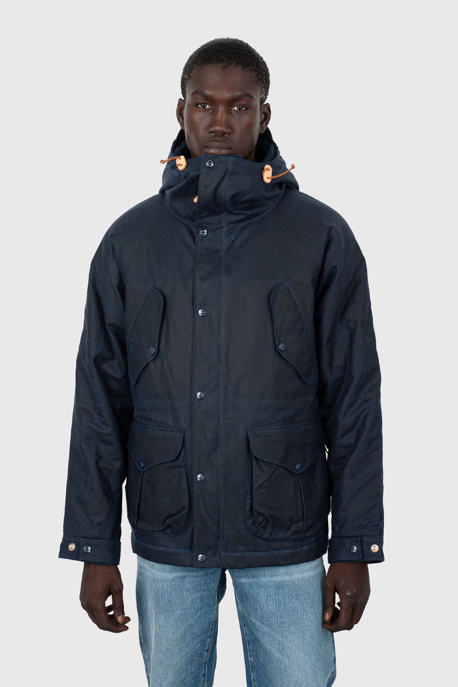 Manifattura Ceccarelli New Fisherman Parka Blu Navy Uomo - 1