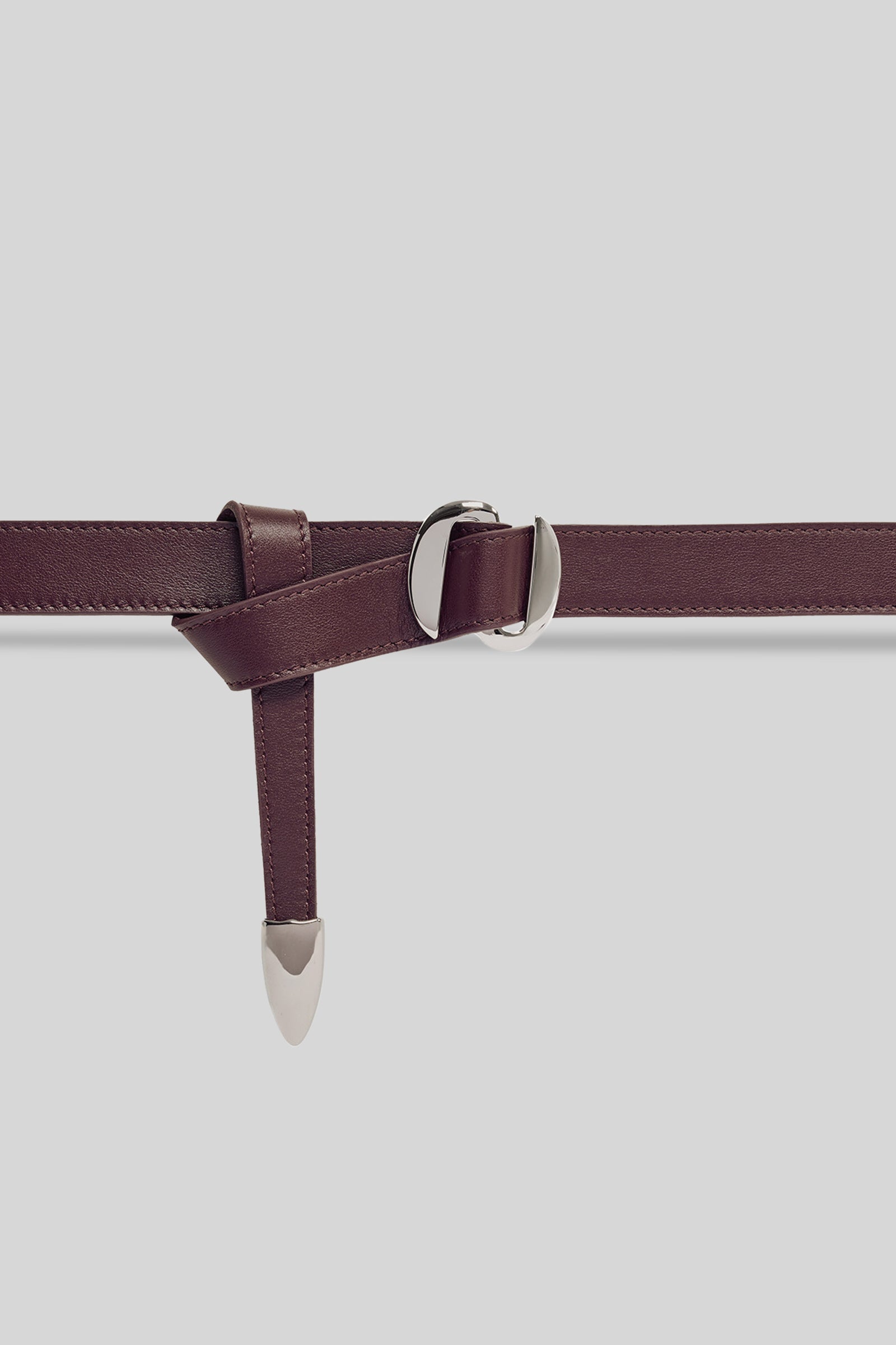 Nappa Long Tip Leather Belt - 2