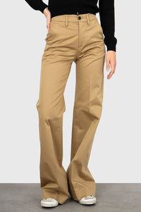 Department Five Pantalone Palazzo Misa Khaki Donna department five