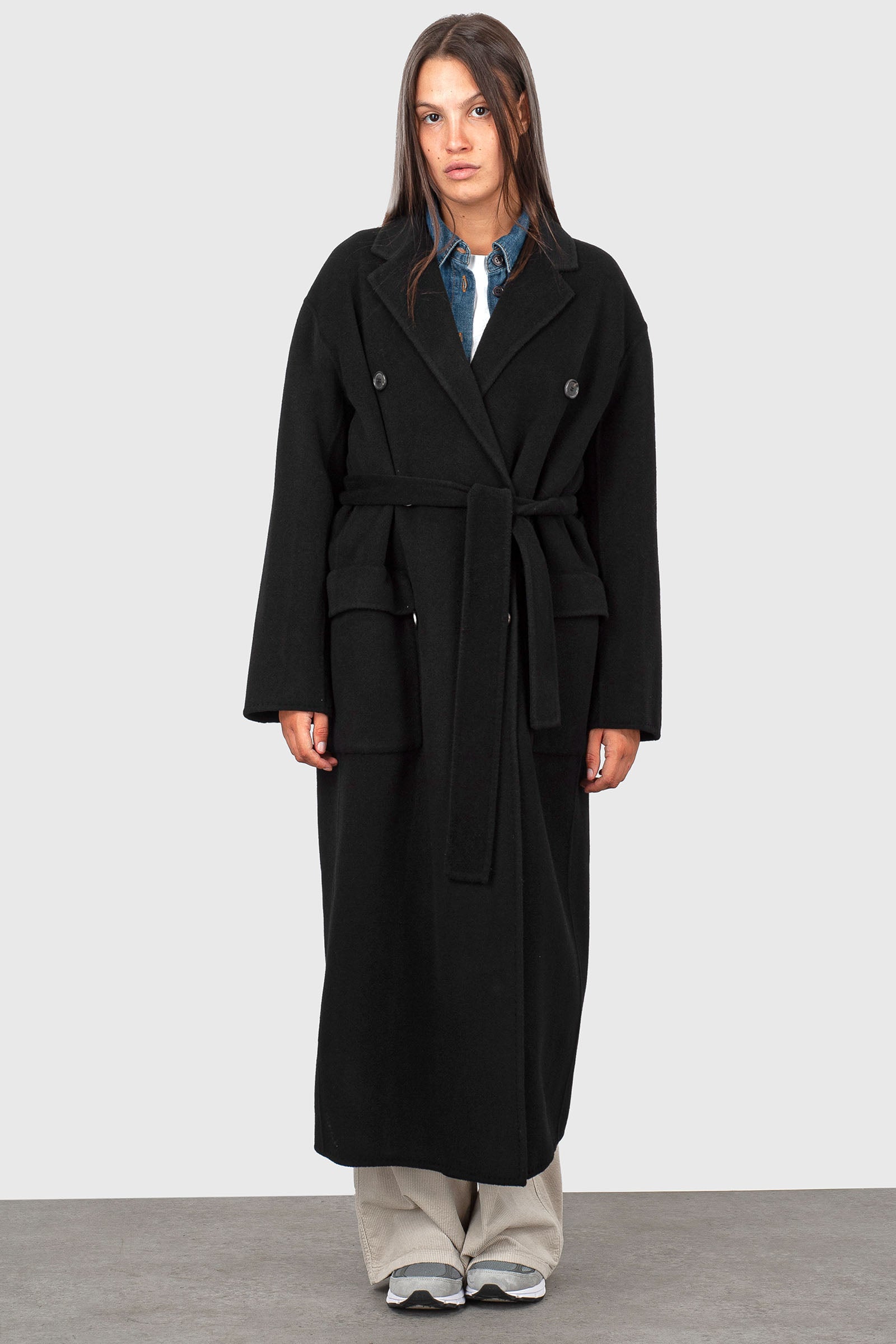 Department Five Cappotto Doppiopetto Deacon Nero Donna - 5