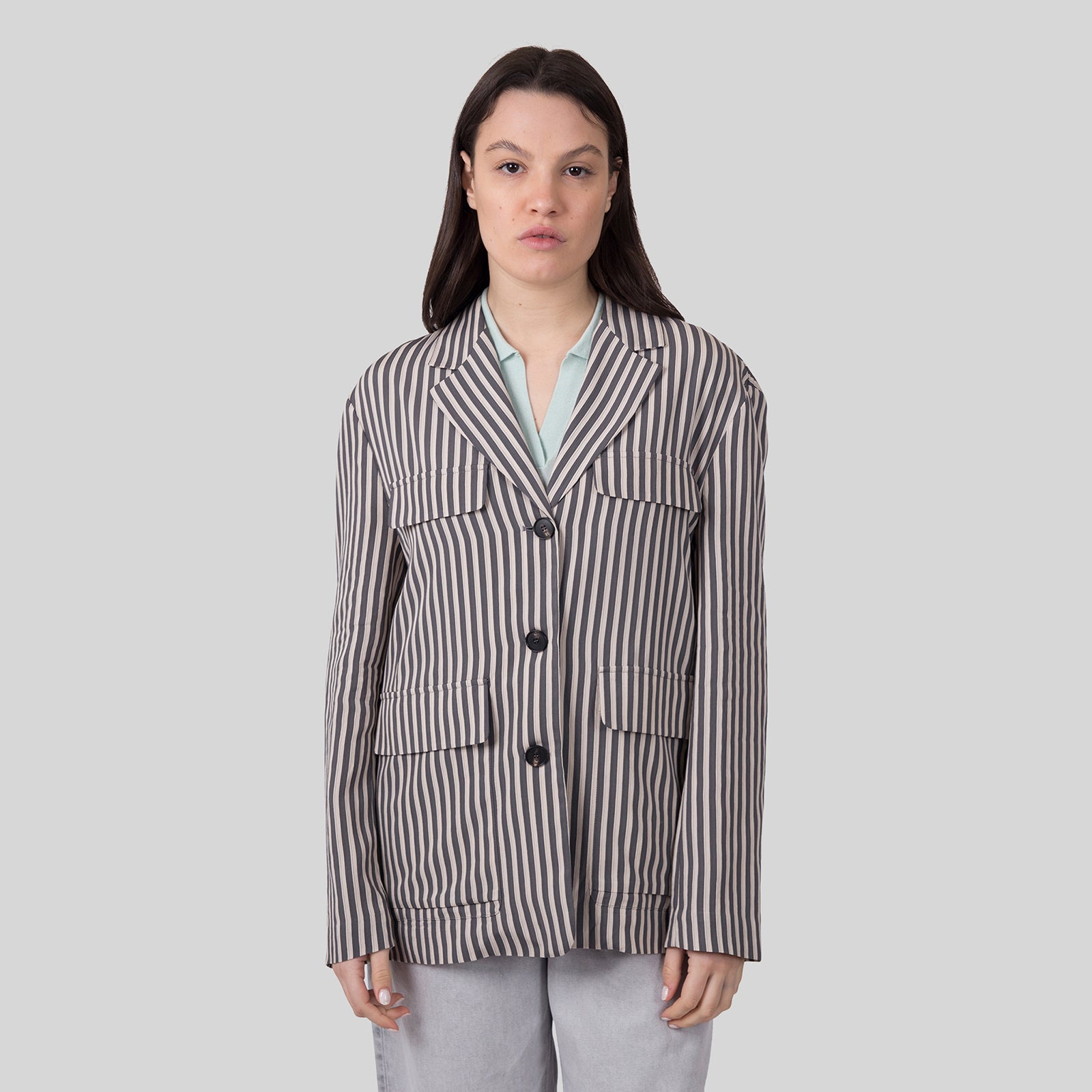 Tela Giacca Tangeri Grigio Donna - 8