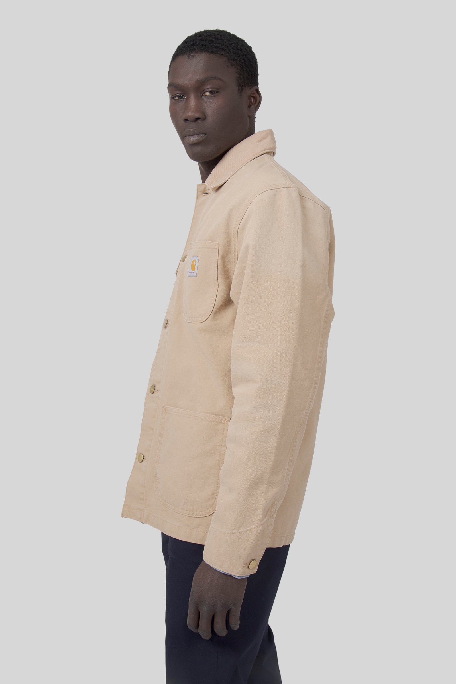 Carhartt Wip Michigan Coat Beige Chiaro Uomo - 5