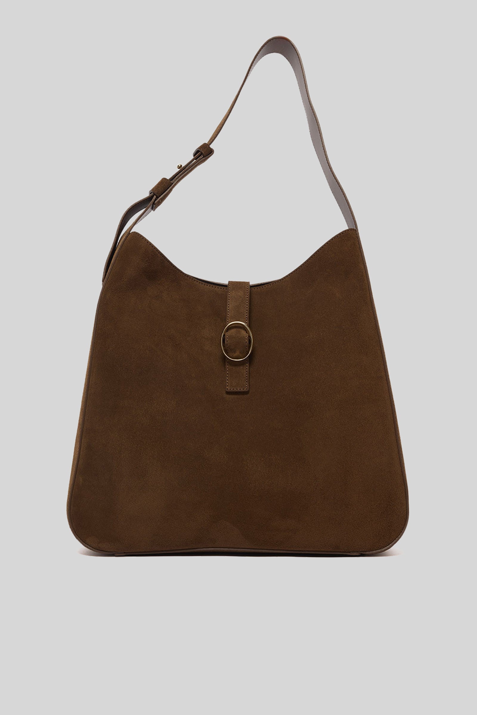 Orciani Borsa Gea Peach In Suede Marrone Donna - 1