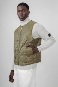 Wool Padded Vest manifattura ceccarelli