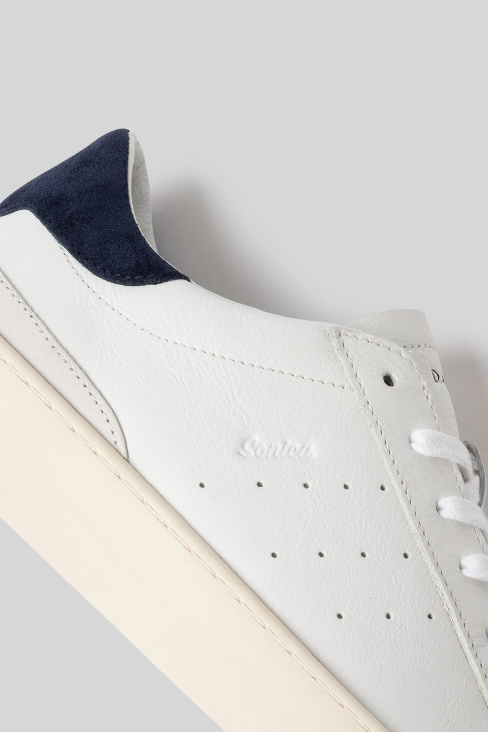 D.a.t.e. Sneaker Sonica Calf Bianco/blu Uomo - 2