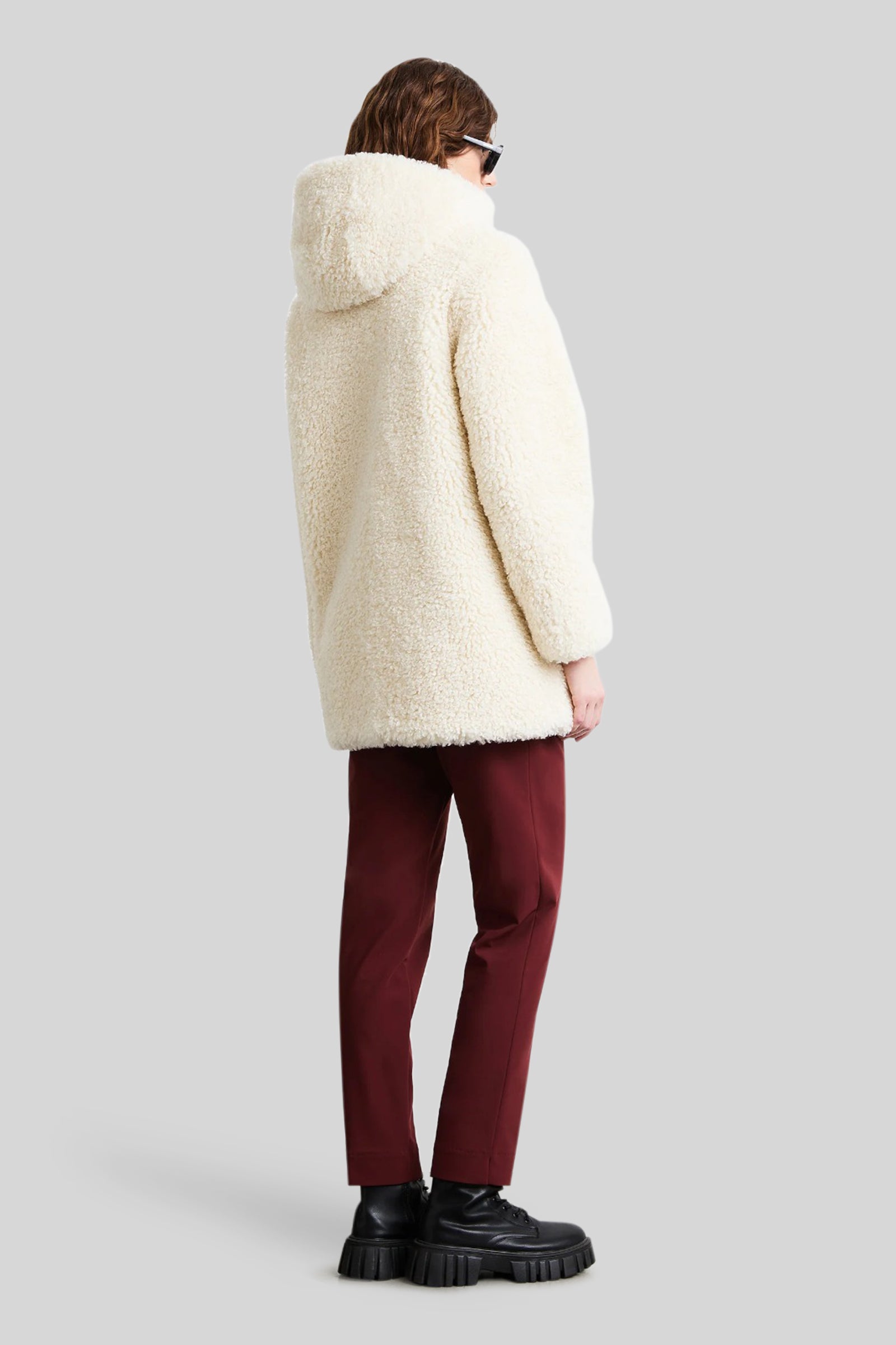 Rrd Lamb Hood Wom Jkt Sabbia Donna - 5