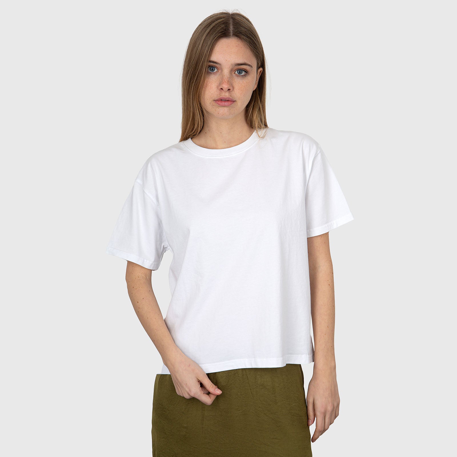 American Vintage T-Shirt Fizvalley Cotone Bianco - 6