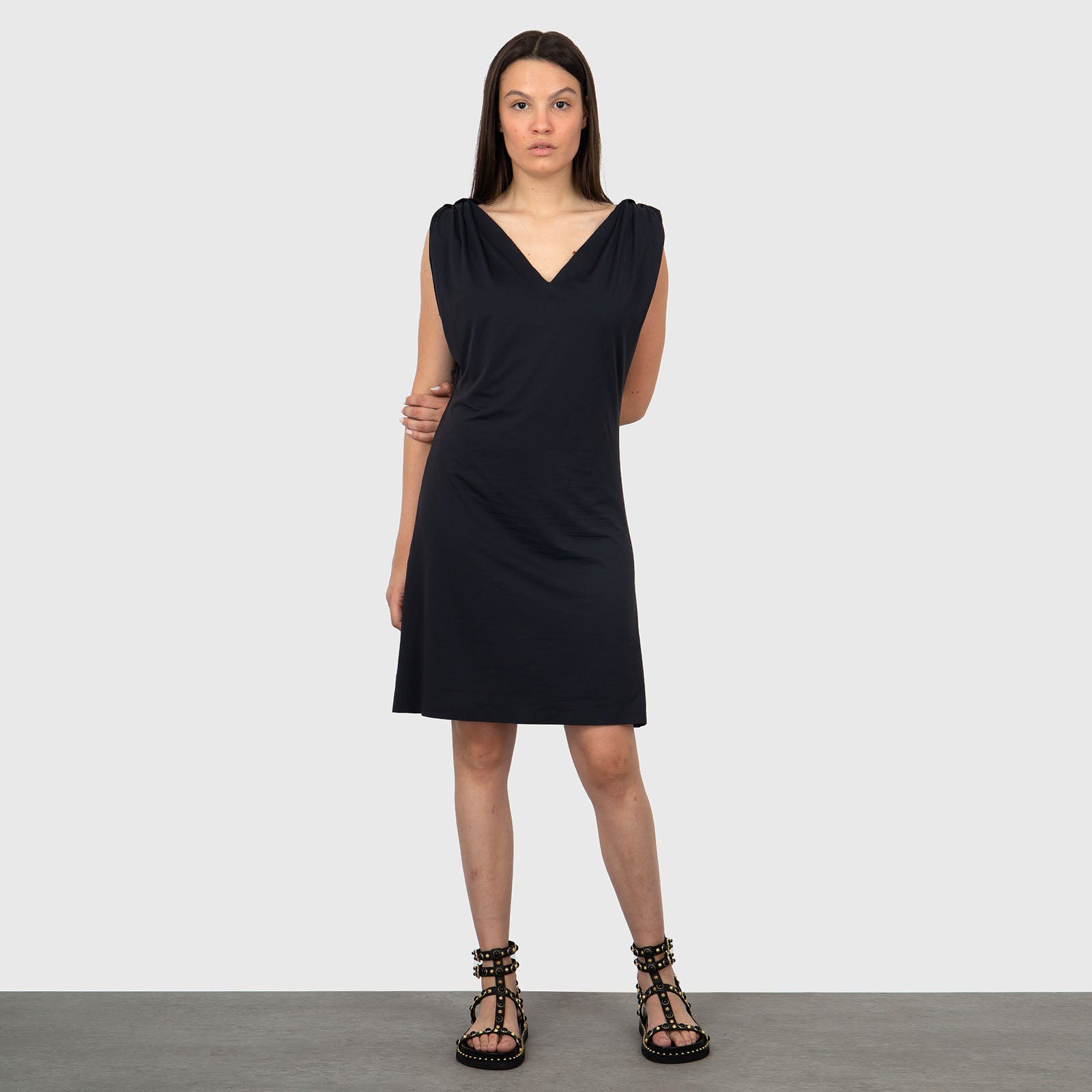 Rrd Oxford Kim Wom Dress Nero Donna - 6