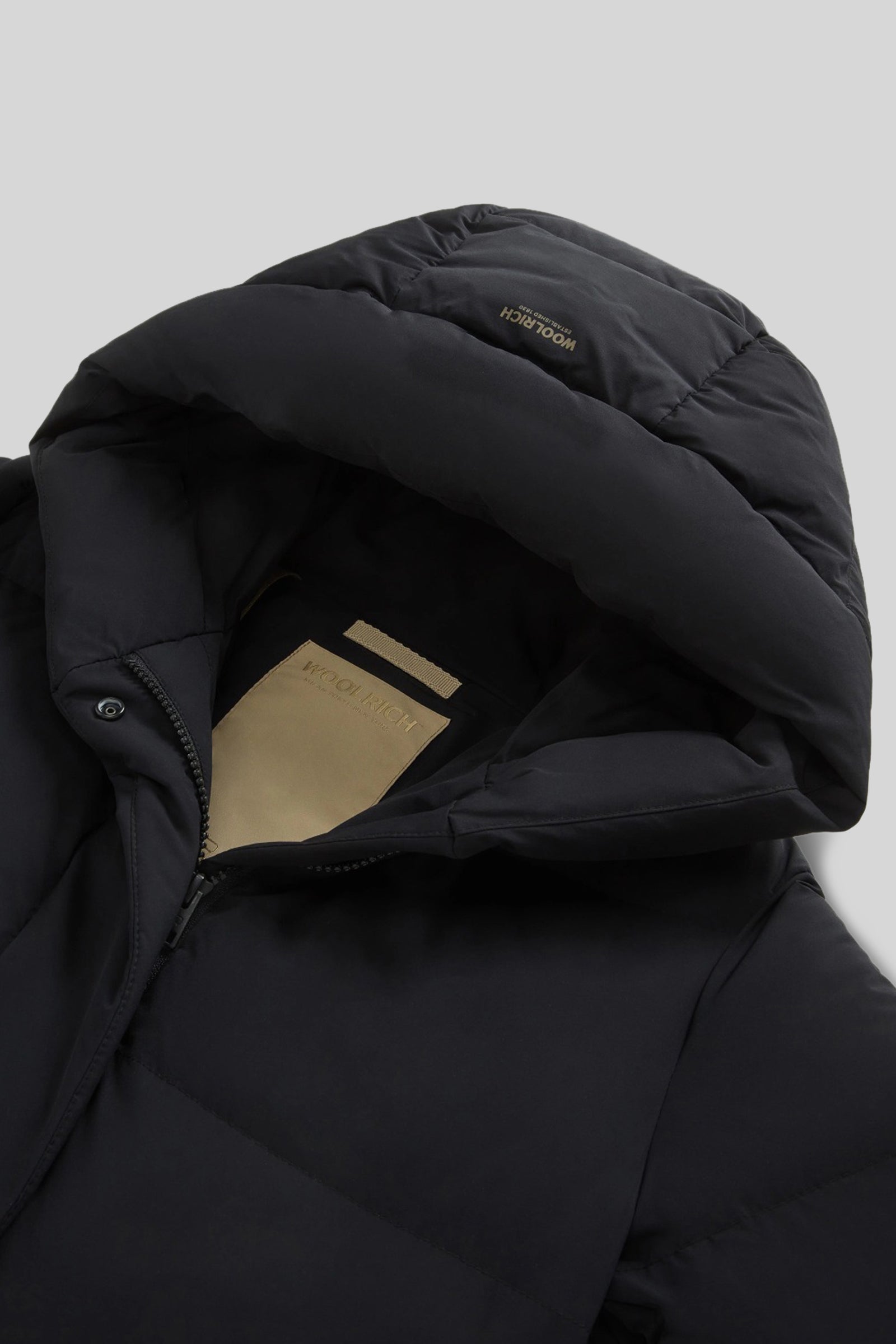 Woolrich Cloud Madison Long Coat Nero Donna - 5