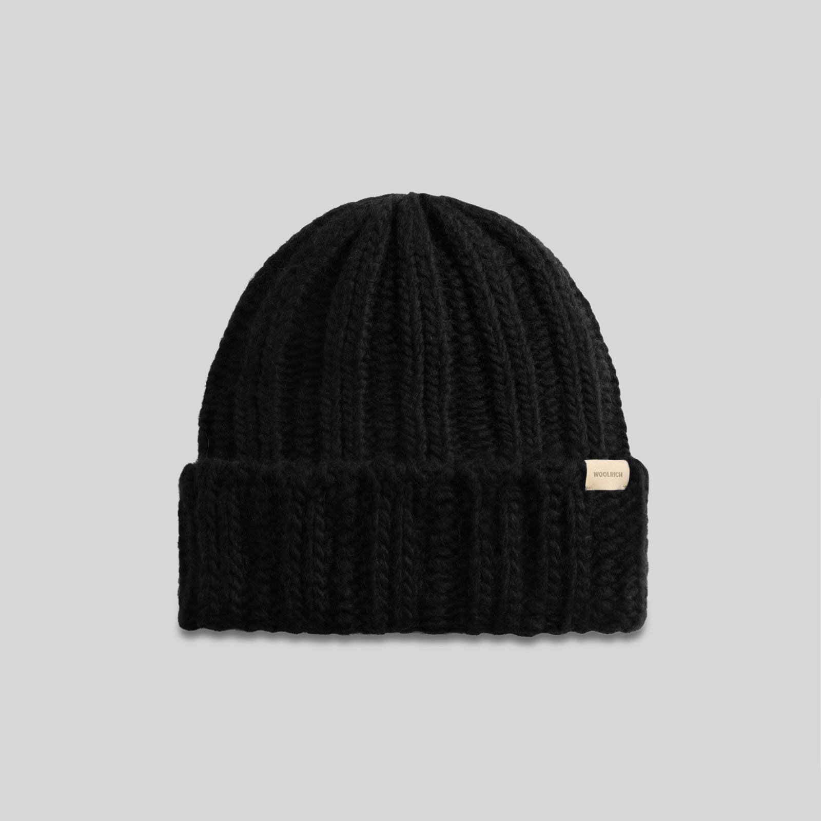 Woolrich Chunky Beanie Nero Unisex - 3
