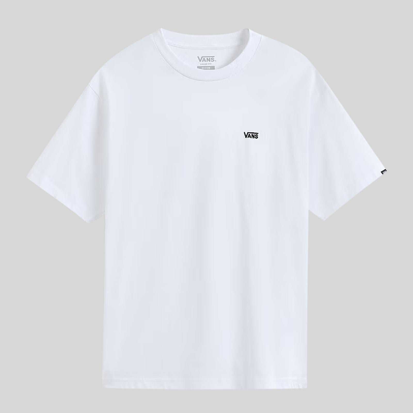 Vans "off The Wall" T-shirt Left Chest Ii Bianco Unisex - 3
