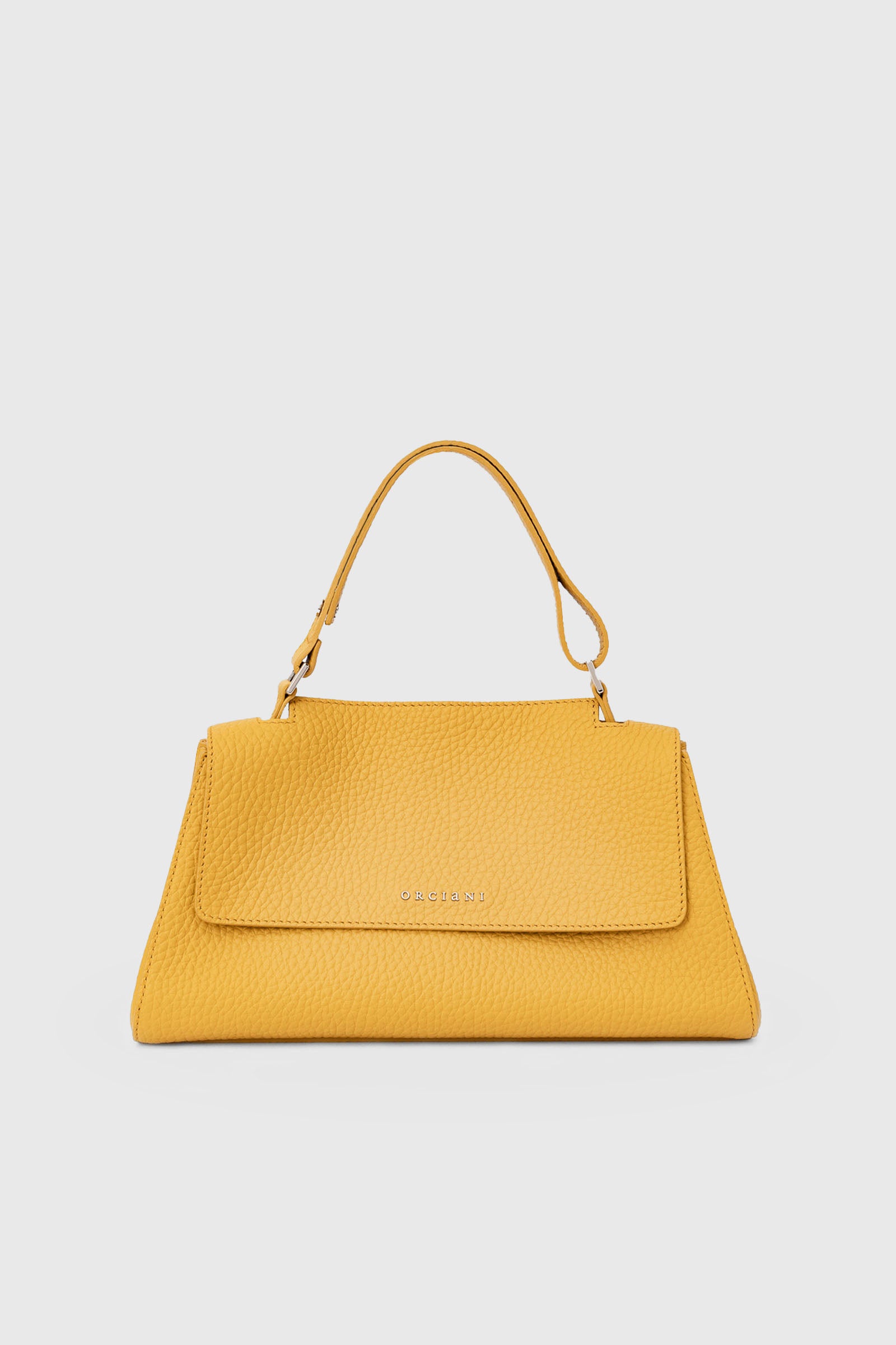 Orciani Borsa Sveva Longuette In Pelle Soft Giallo Donna - 1