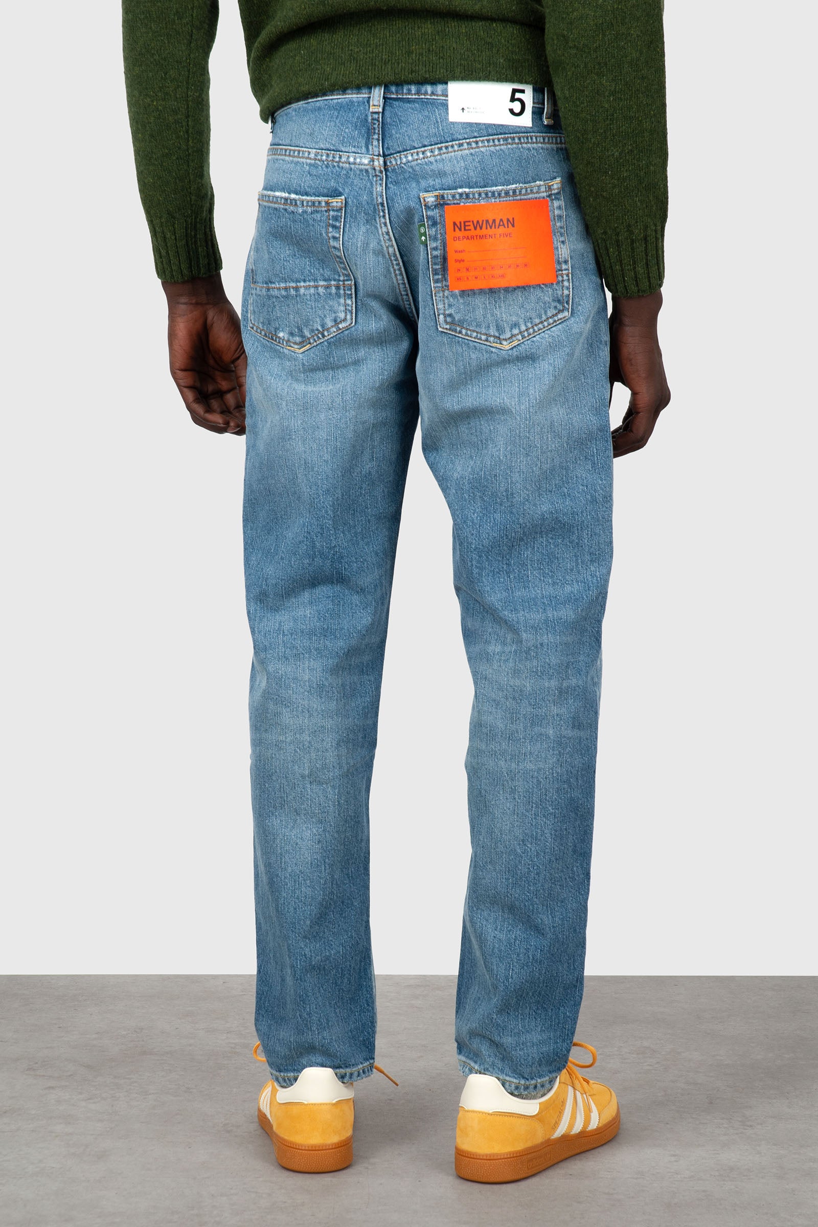 Department Five Jeans Newman Tapered Blu Chiaro Uomo - 3