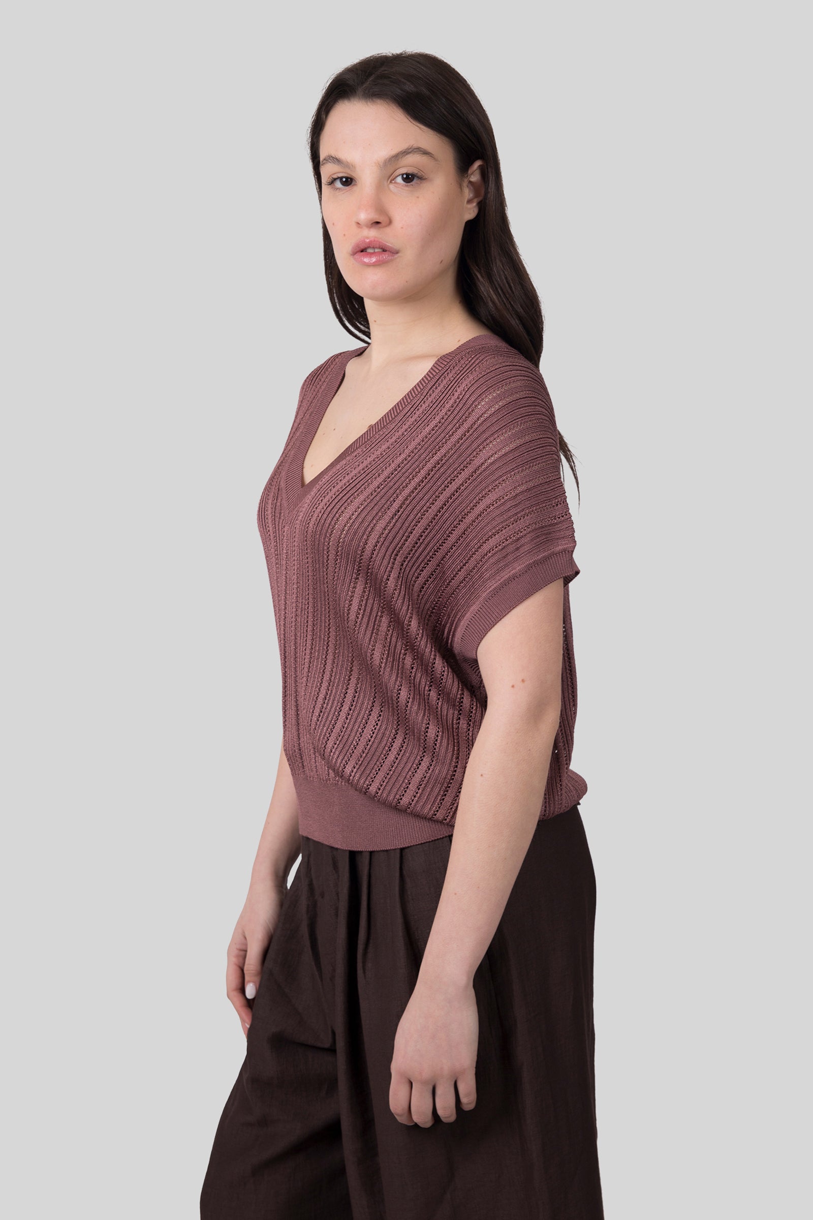 Erika Cavallini Gilet Adamo Glicine Donna - 6