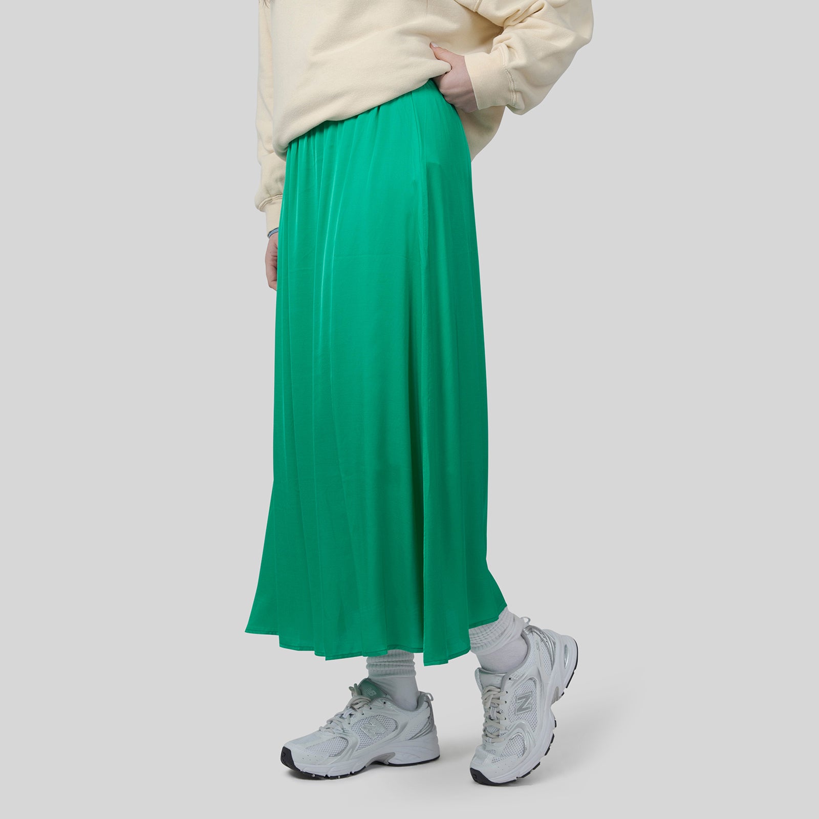American Vintage Gonna Bovalow Verde Donna - 6