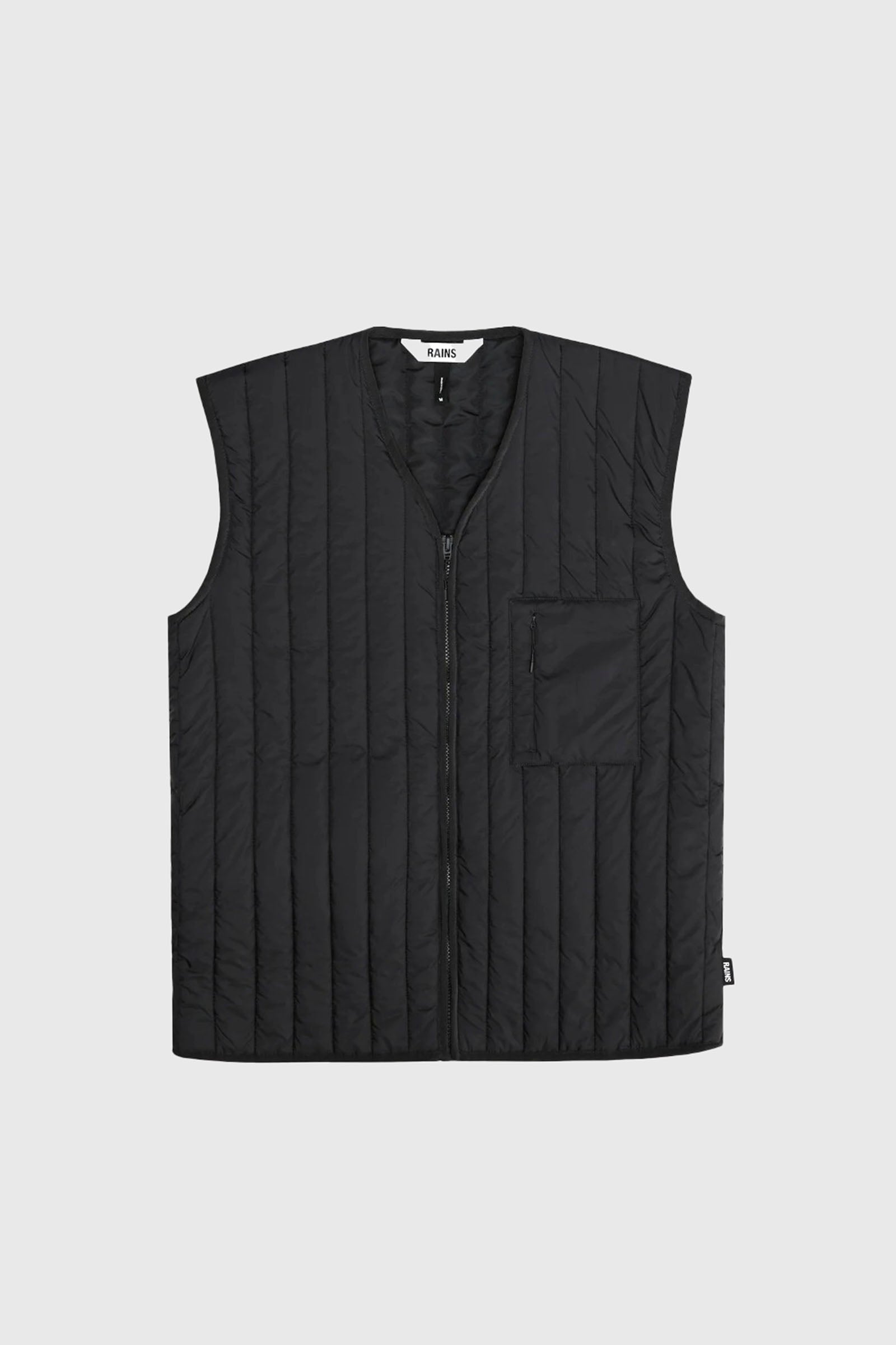 Rains Gilet Banja Liner Nero Uomo - 3