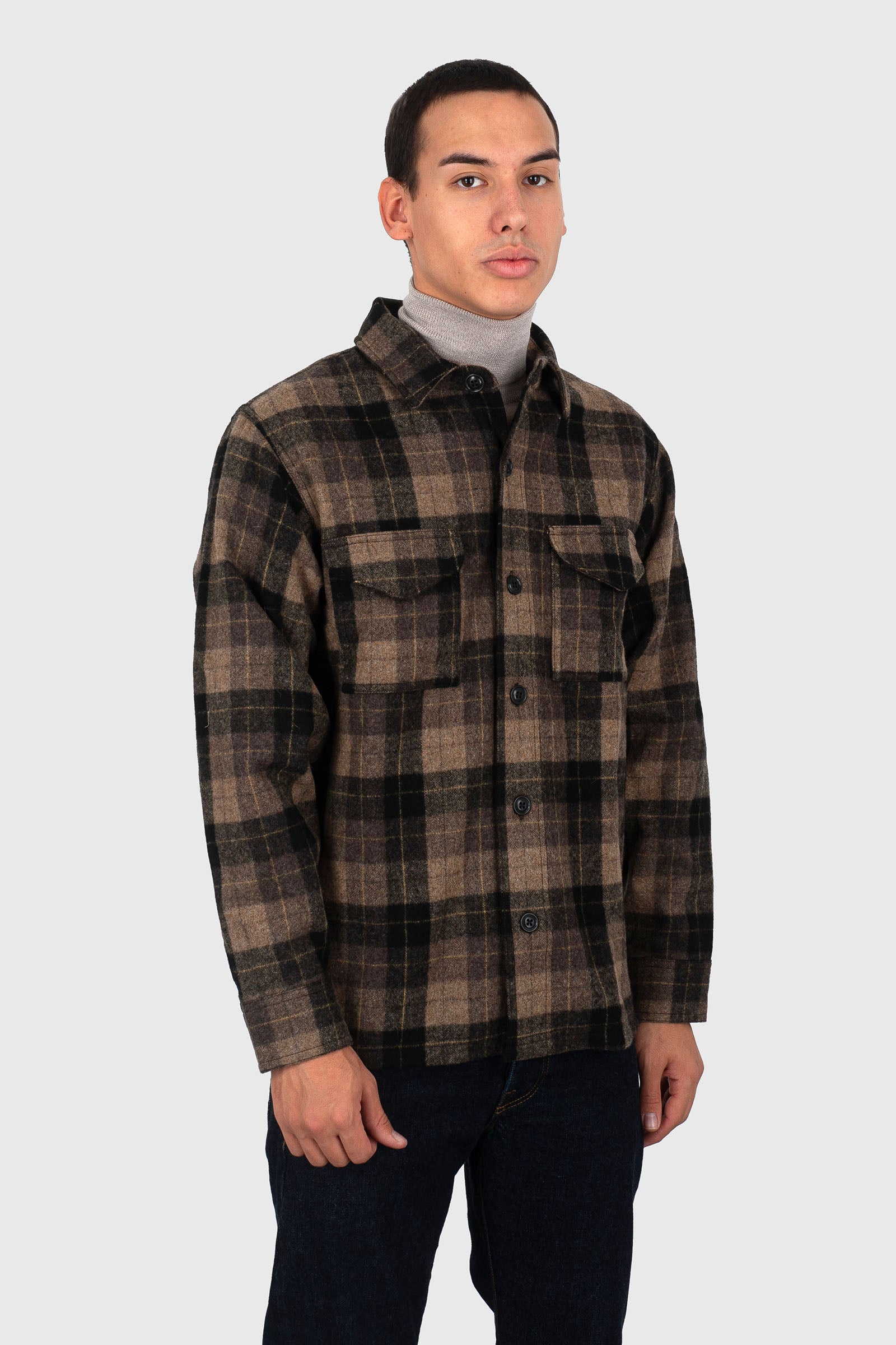 Filson Wool Jac-shirt Beige/nero Uomo - 3