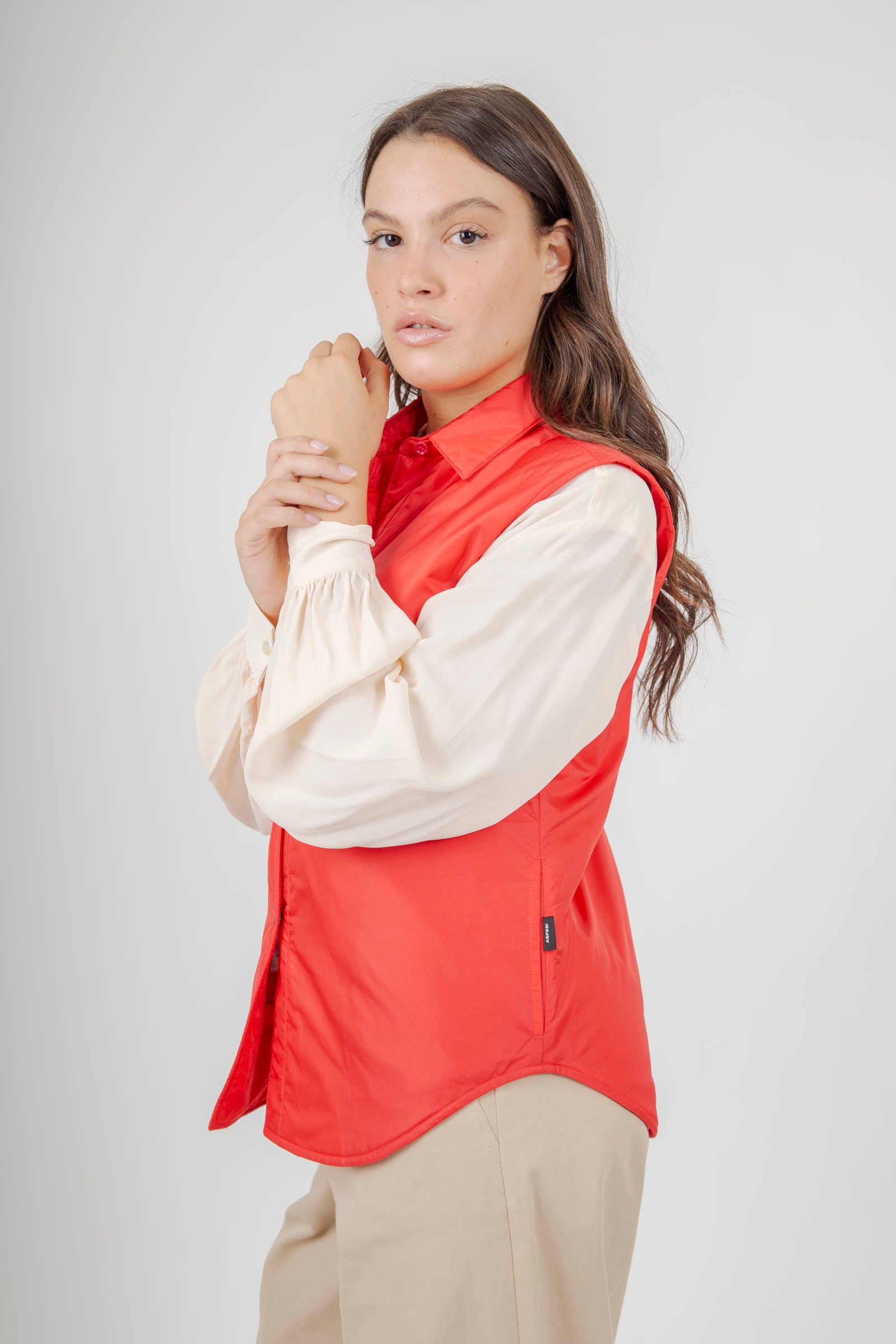 Aspesi Gilet Dot Rosso Donna - 6