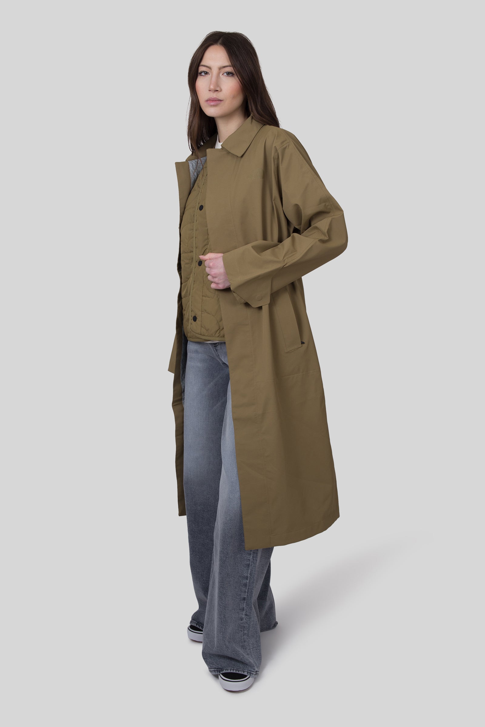 The North Face Parka City Triclimate Verde Militare Donna - 3