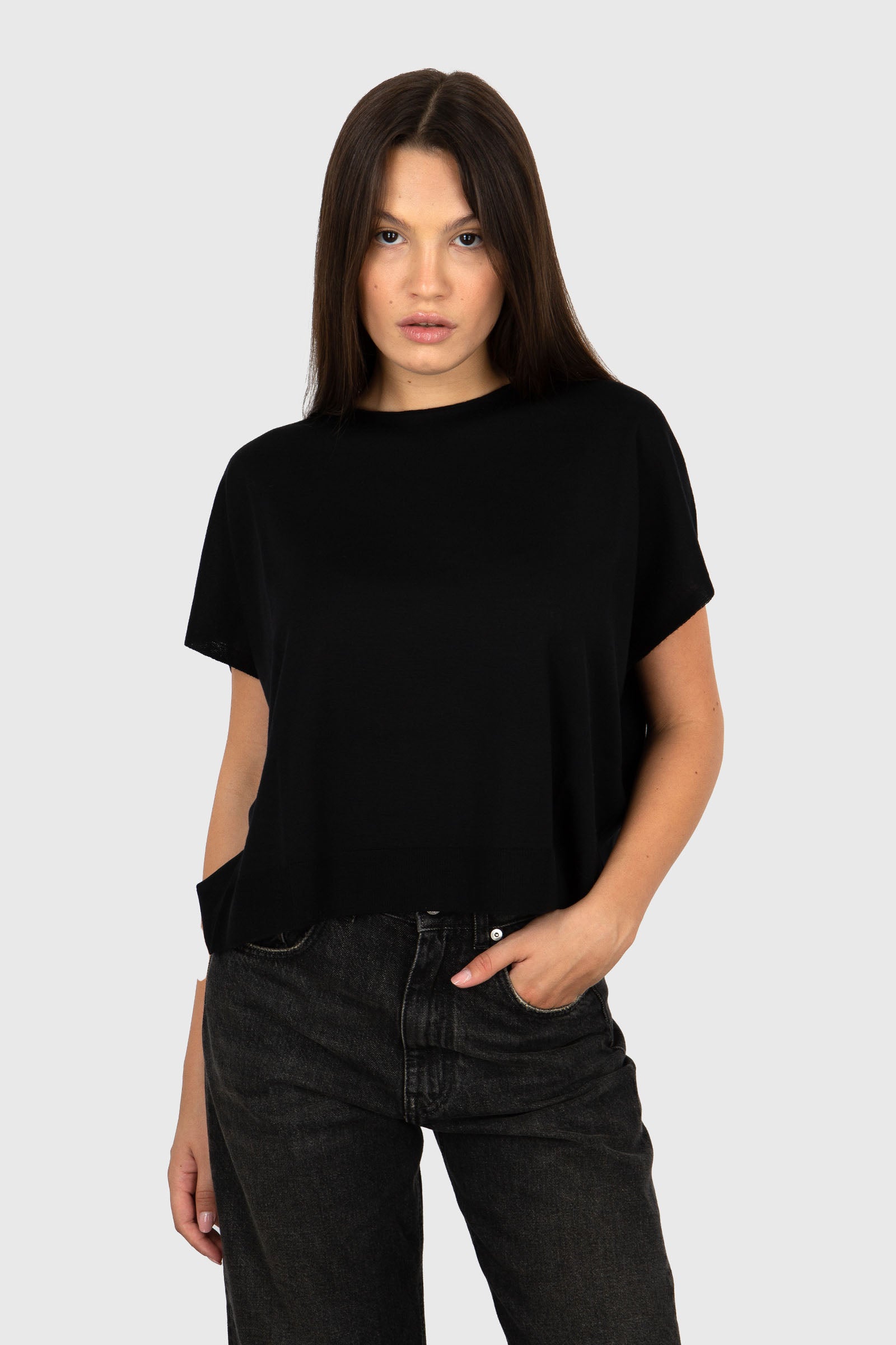 Semicouture Maglia Charlotte Nero Donna - 1