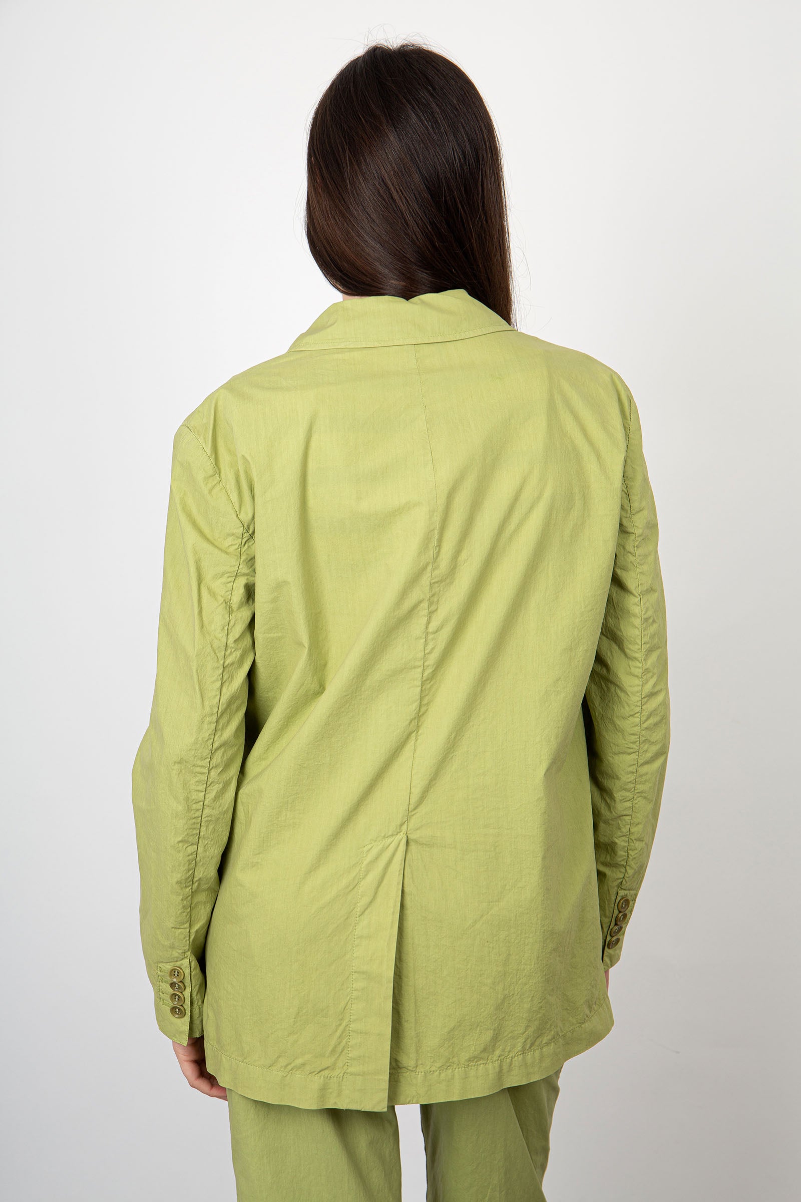 Aspesi Double Breasted Cotton Green Jacket - 4
