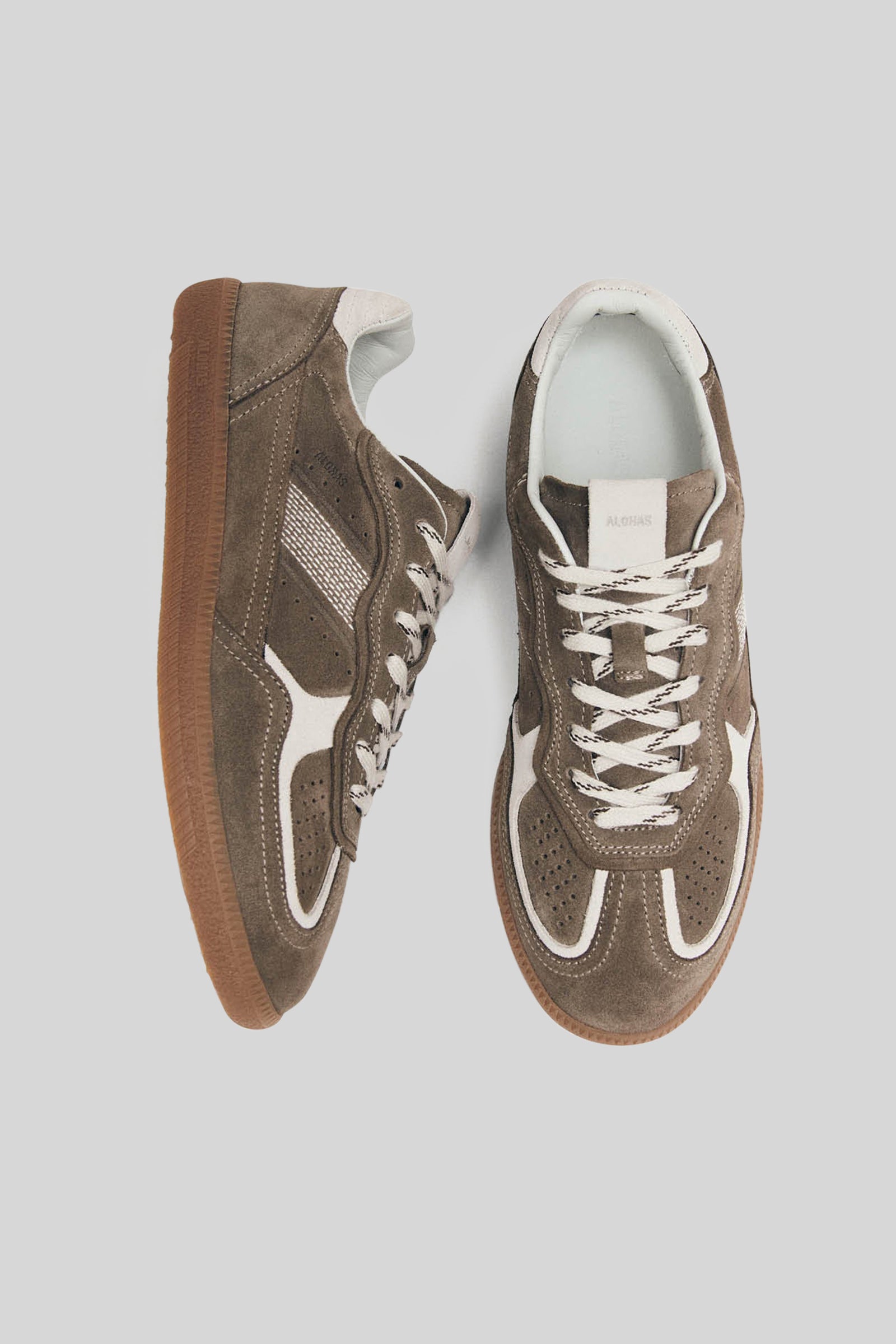 Alohas Sneaker Tb.490 Rife In Pelle Taupe Donna - 5
