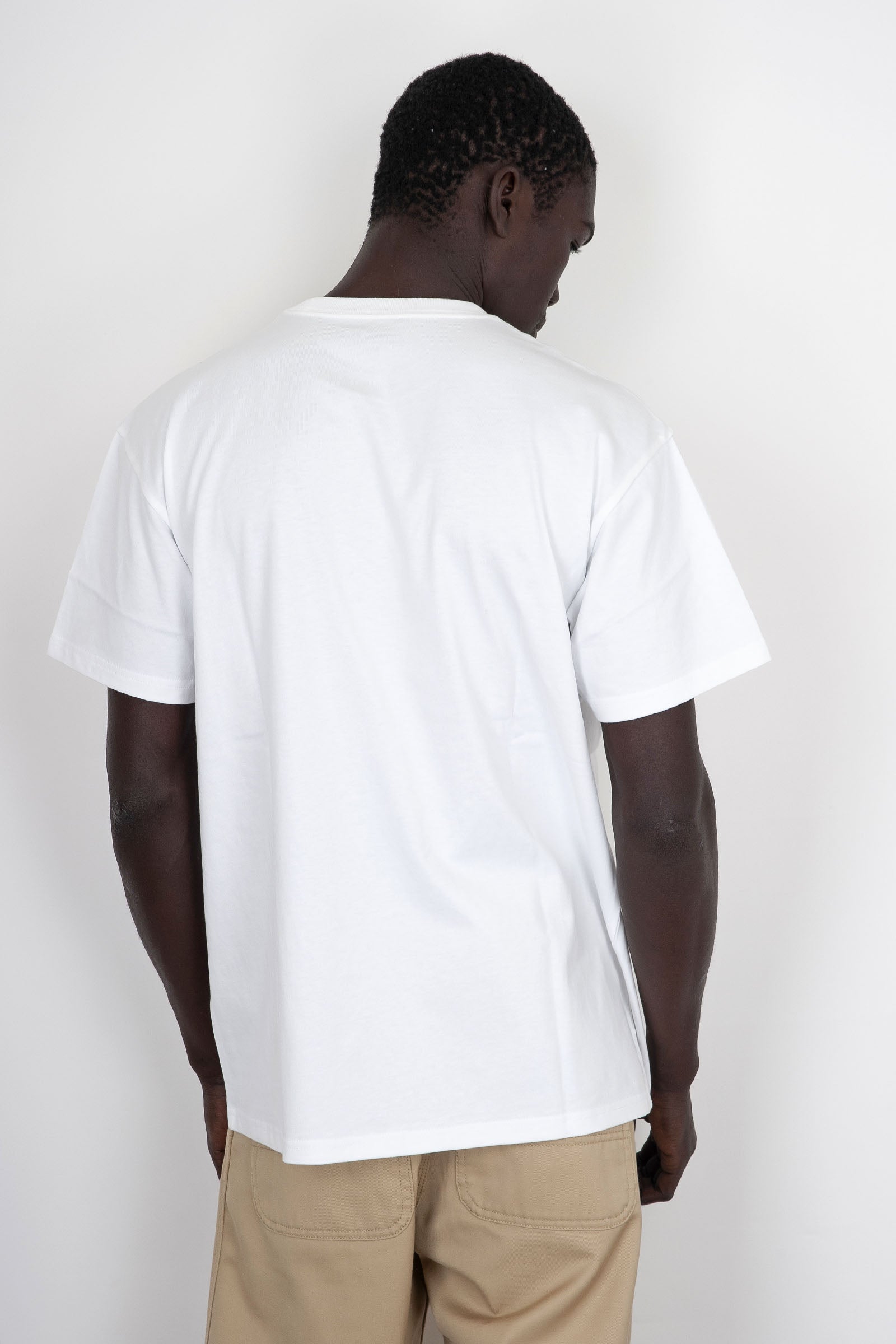 Carhartt Wip T-shirt S/s Chase Bianco Uomo - 3