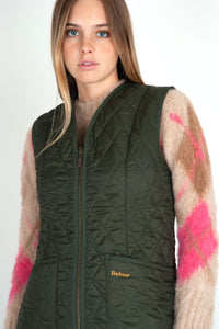 Barbour Gilet Trapuntato Betty Verde Oliva Donna barbour