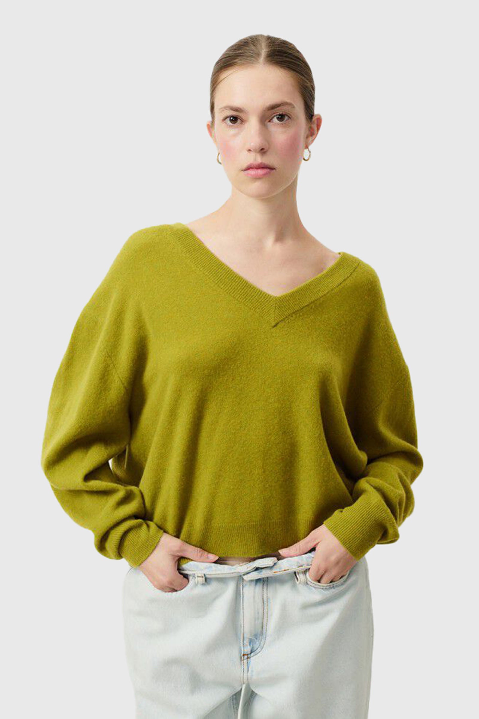 American Vintage Maglia Raxow Verde Oliva Donna - 1