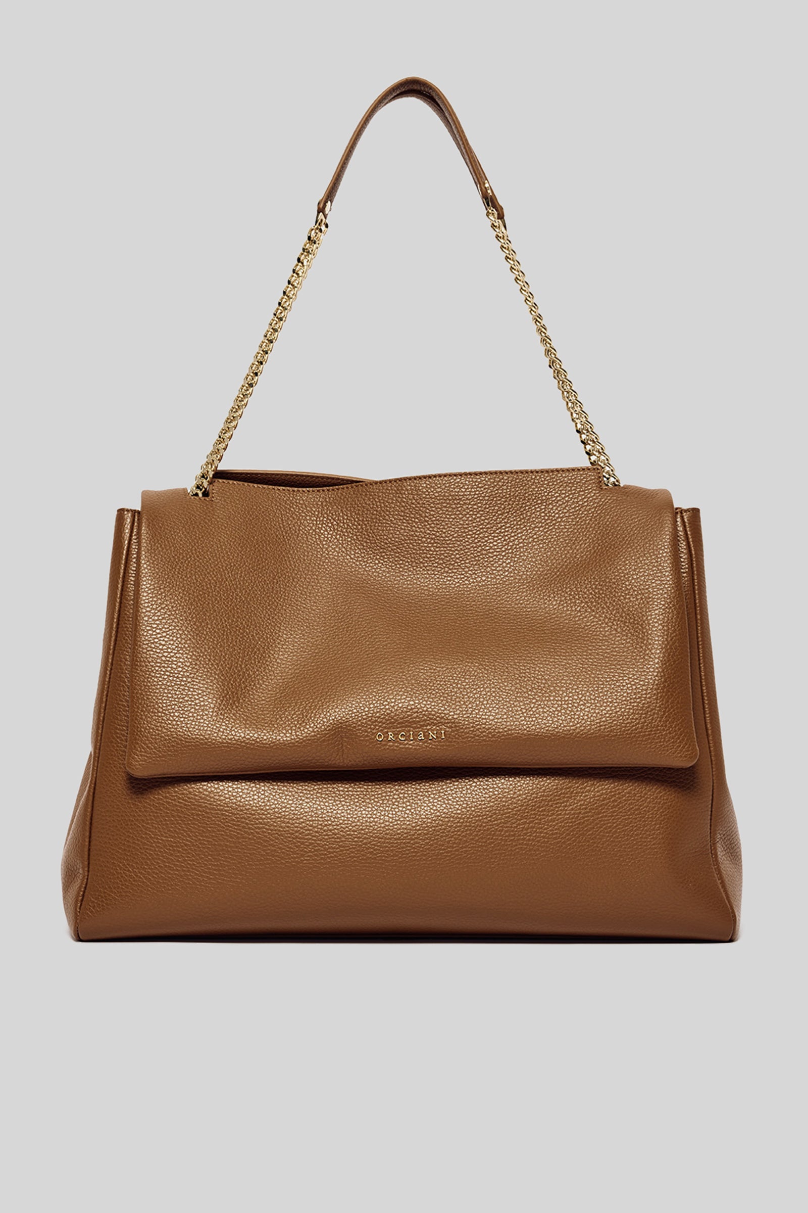 Orciani Borsa Sveva Xl In Pelle Martellata Sense Cuoio Donna - 1