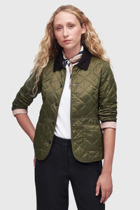 Barbour Giubbotto Deveron Quilt Verde Oliva Donna barbour