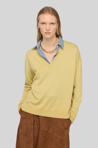 Semicouture Maglia Amaia Giallo Acido Donna semicouture