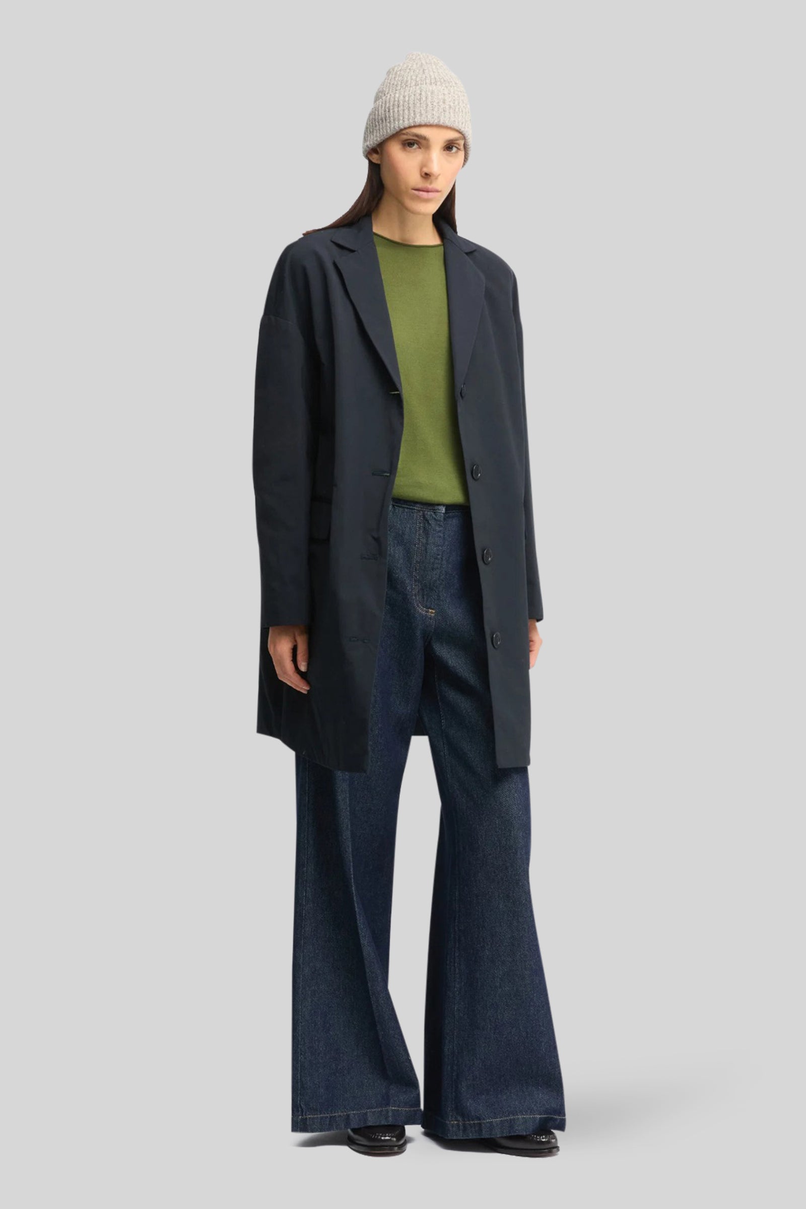 Aspesi Cappotto Cedrata Blu Navy Donna - 2
