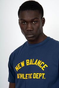 New Balance T-Shirt Sportswear Greatest Hits Cotone Blu Navy new balance