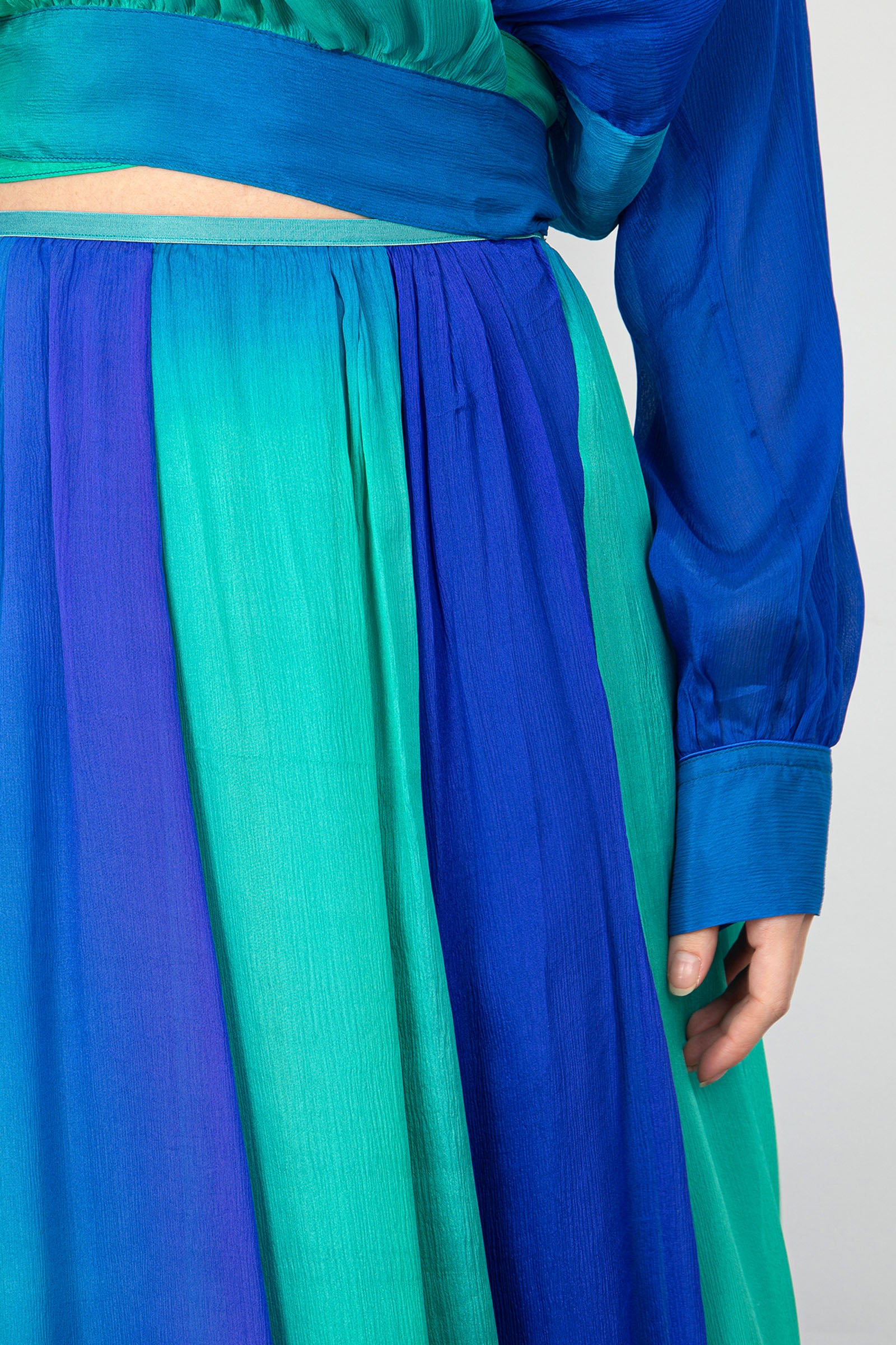 Forte Forte Multicolored Silk Crepon Skirt - 3