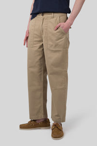 Sebago Pantalone Milton Herringbone Beige Uomo sebago