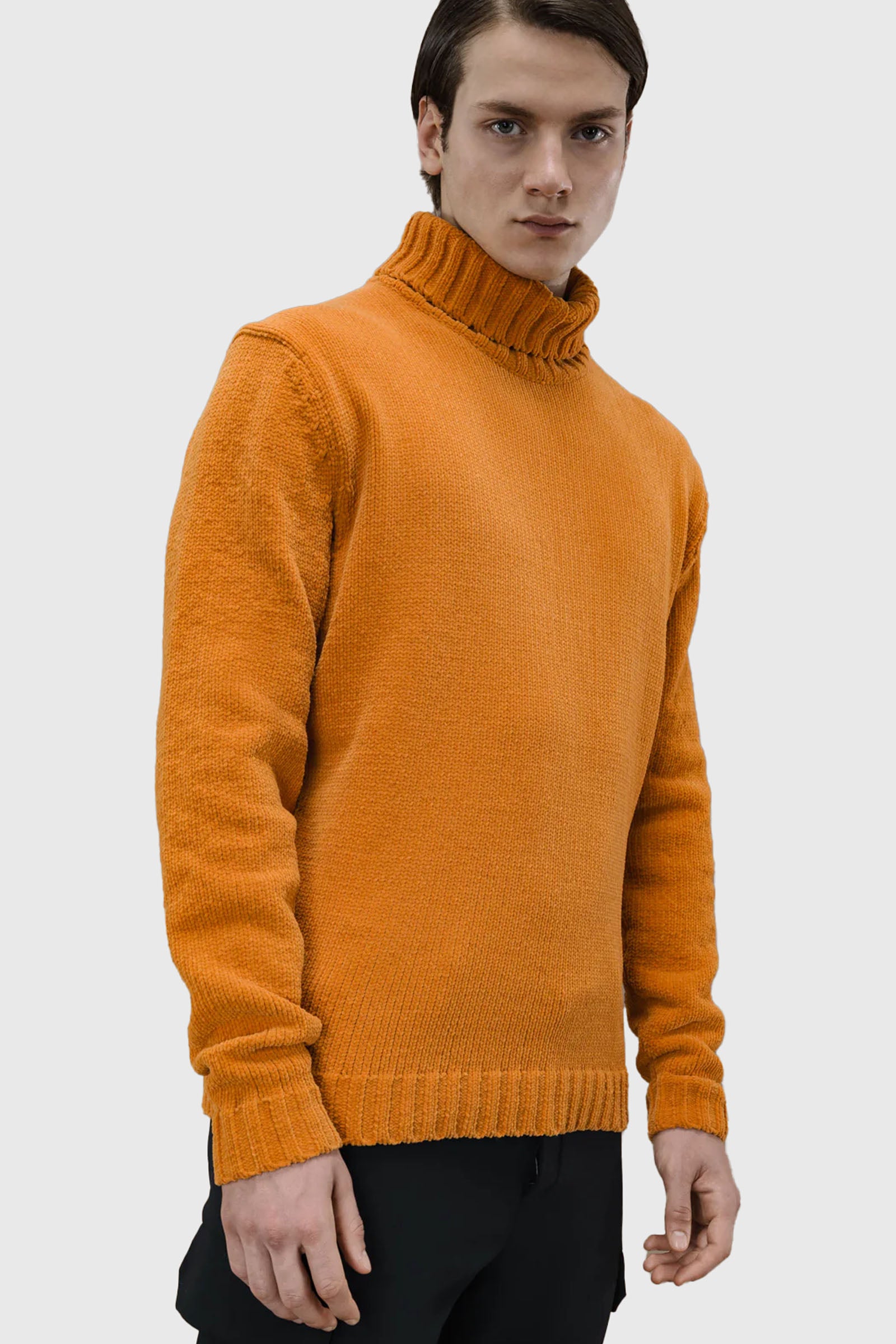 Rrd Cinematt Turtleneck Knit Arancio Uomo - 1