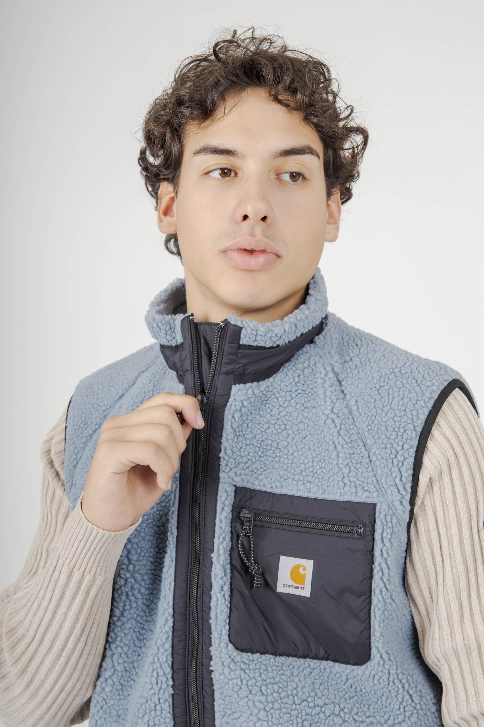 Carhartt Wip Prentis Vest Liner Carta Zucchero Uomo - 4