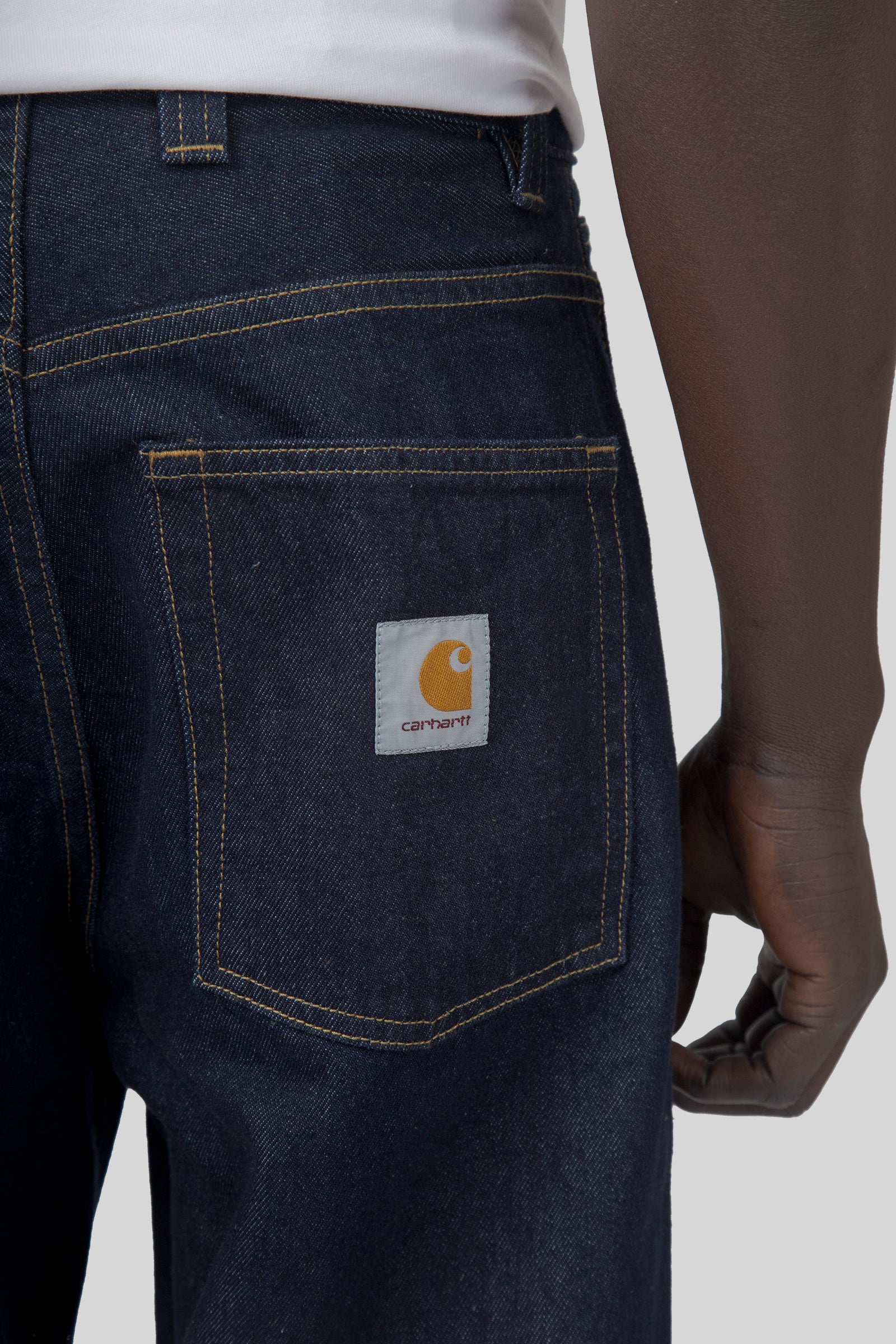 Carhartt Wip Brandon Pant Blu Scuro Uomo - 2