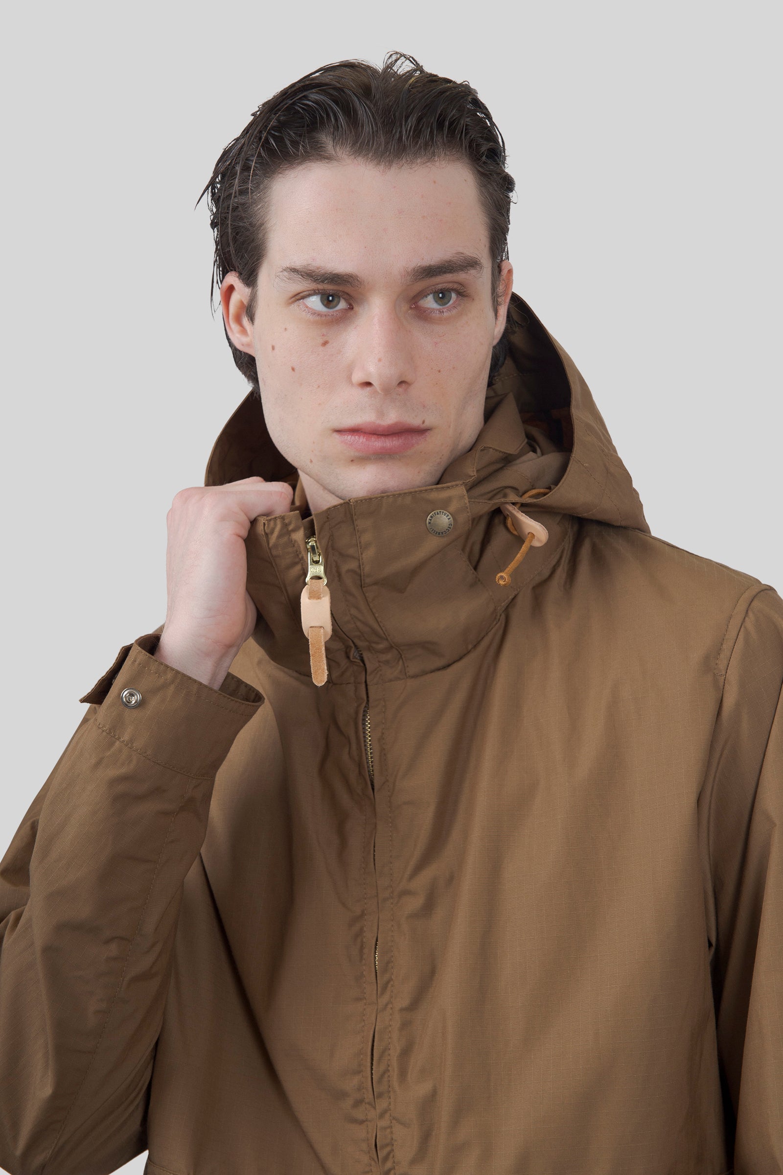 Manifattura Ceccarelli All Season Blazer Coat Cuoio Uomo - 1