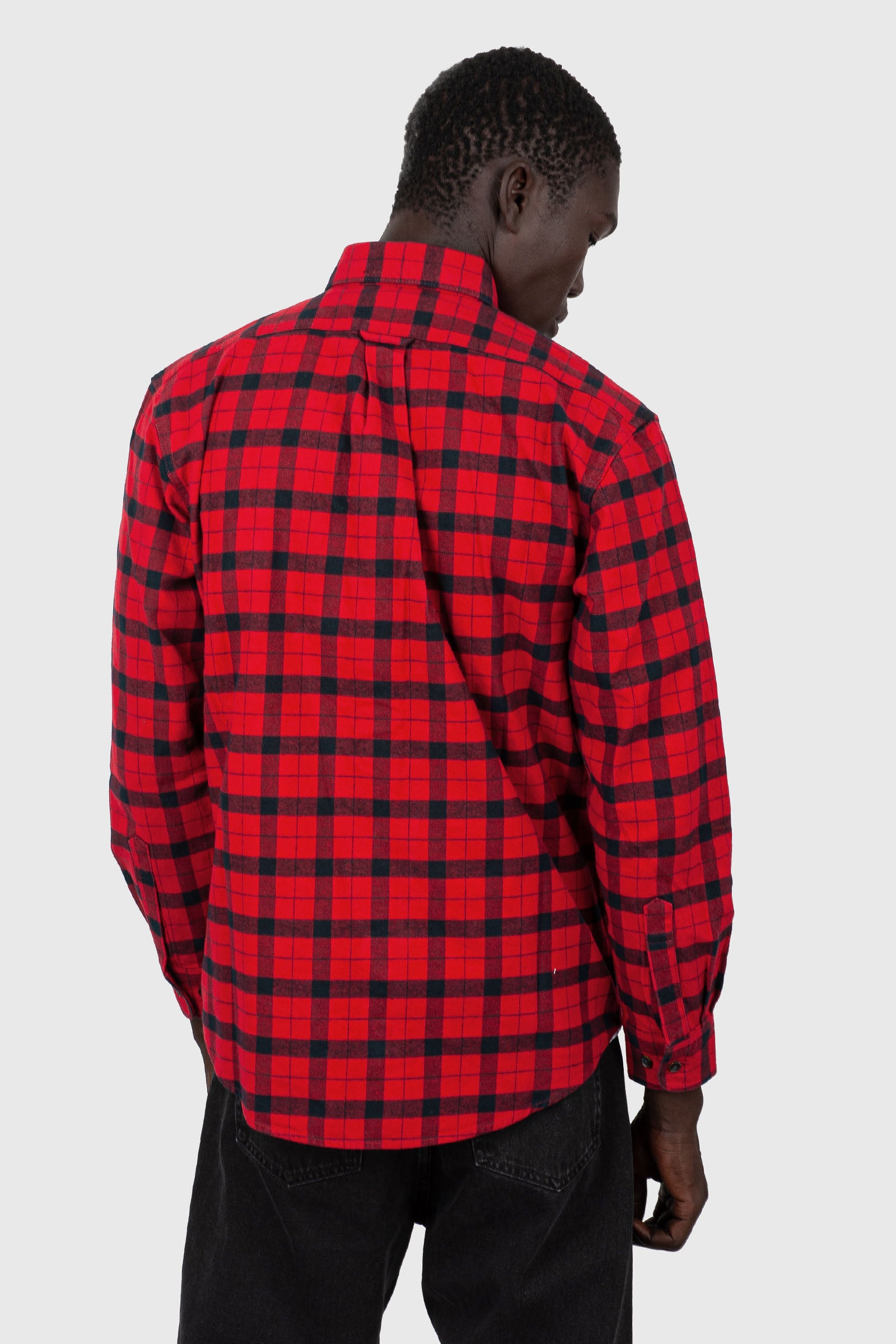 Filson Camicia Alaskan Guide Nero/rosso Uomo - 4