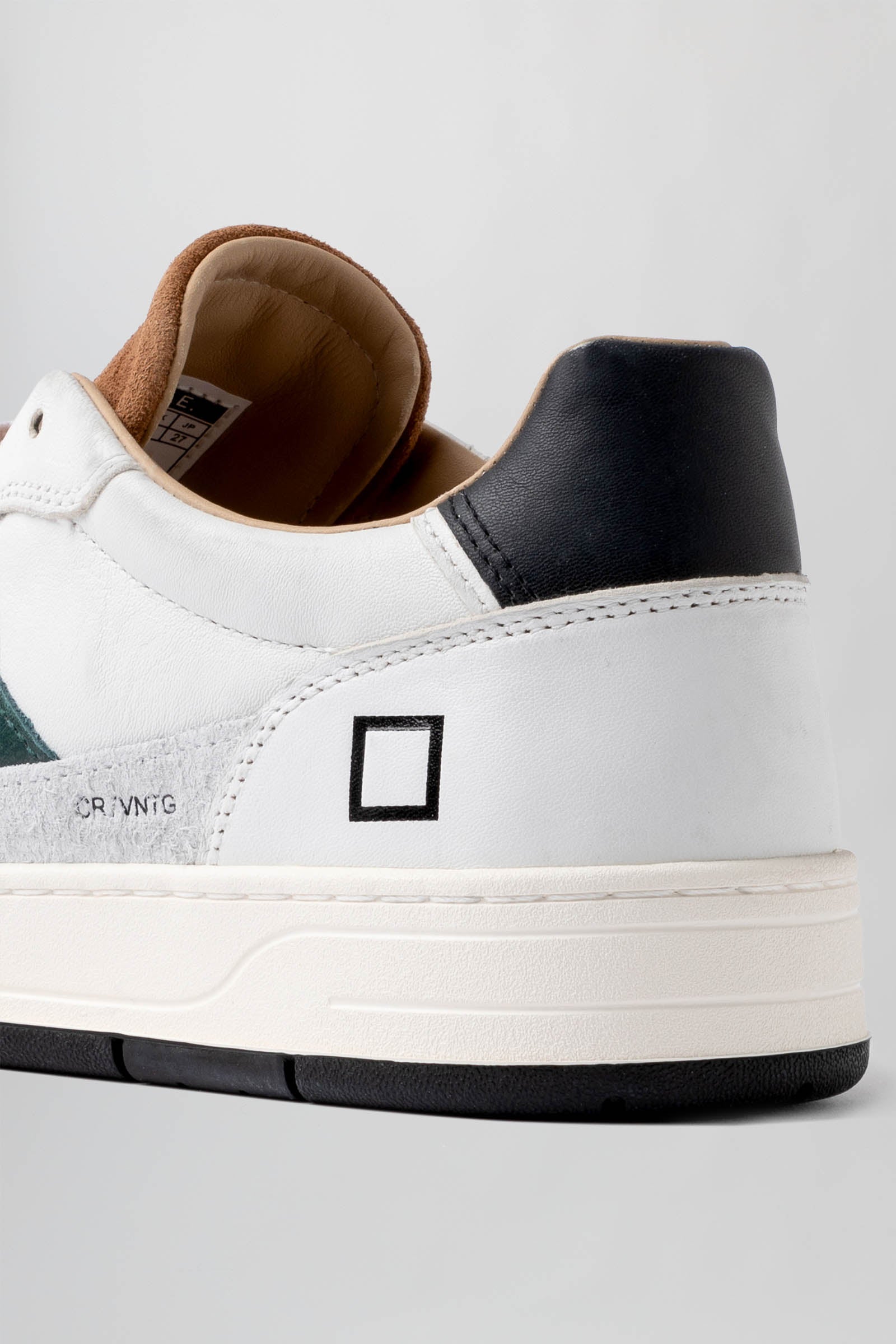 D.a.t.e. Sneaker Court 2.0 Vintage Bianco/Cuoio Uomo - 4