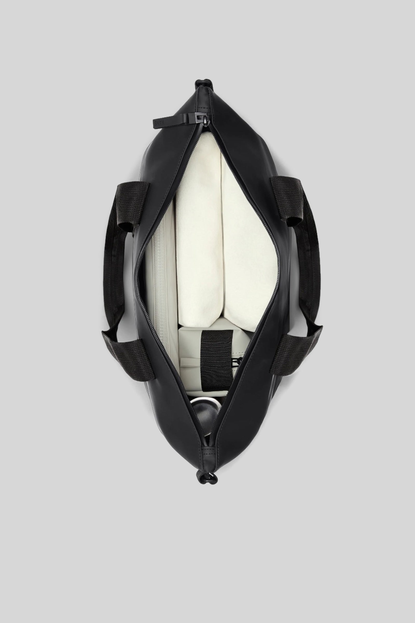 Rains Tote Bag Mini Beige Unisex - 3