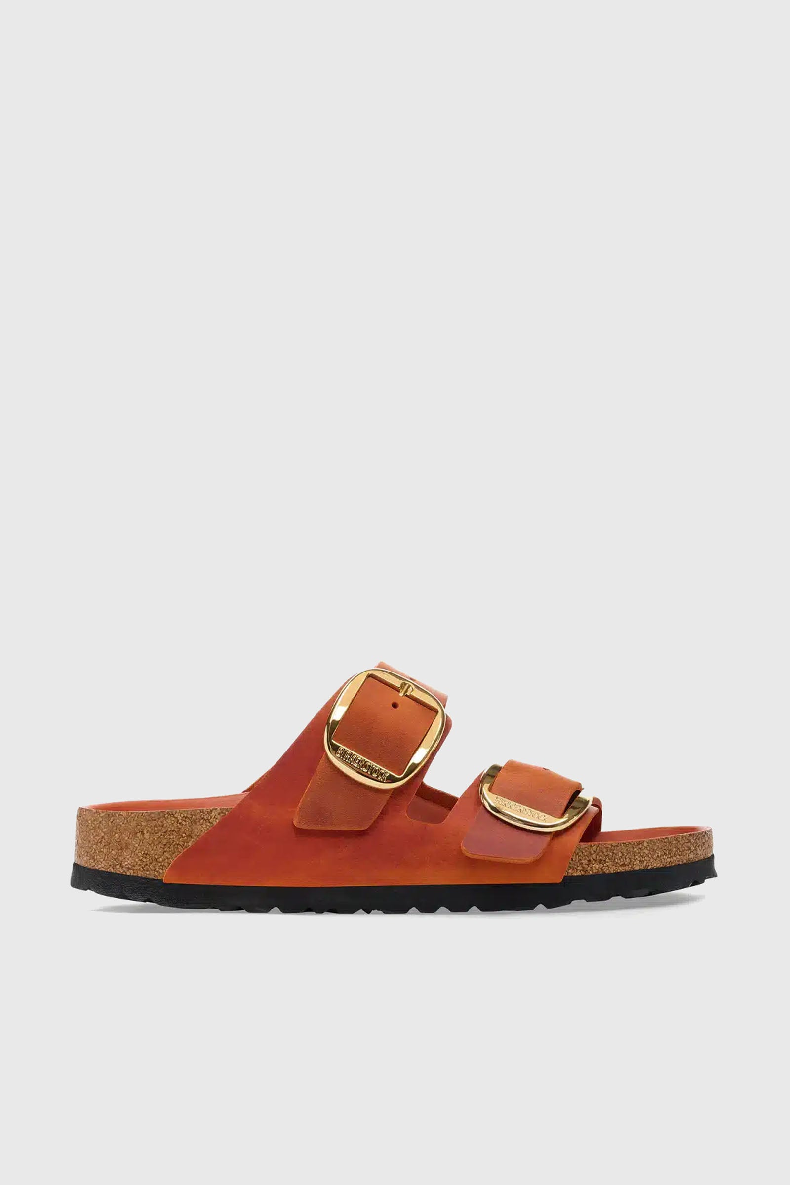 Birkenstock Arizona Big Buckle Pelle Oliata Arancio Donna - 1