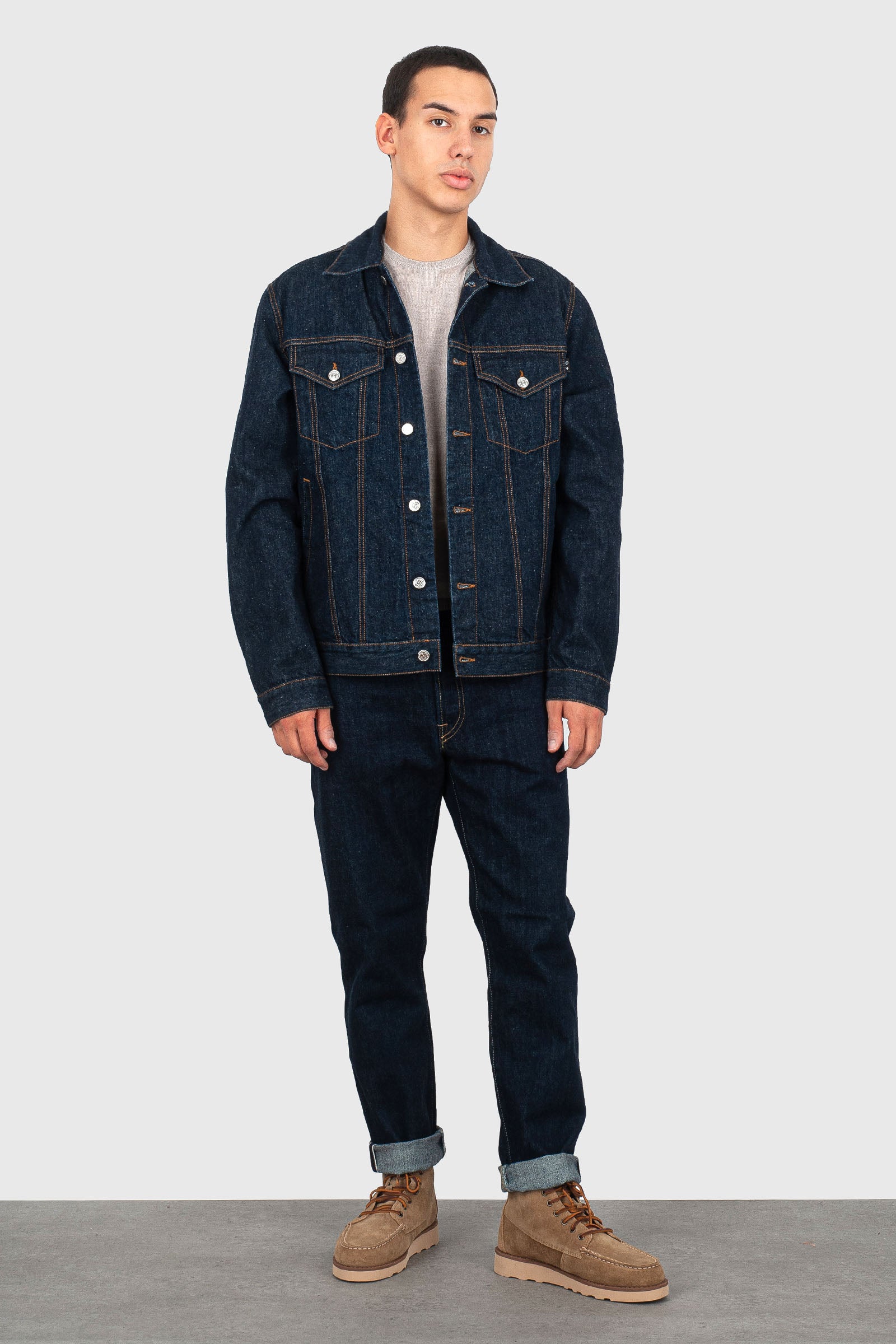 Edwin Jeans Regular Tapered Blu Scuro Uomo - 6